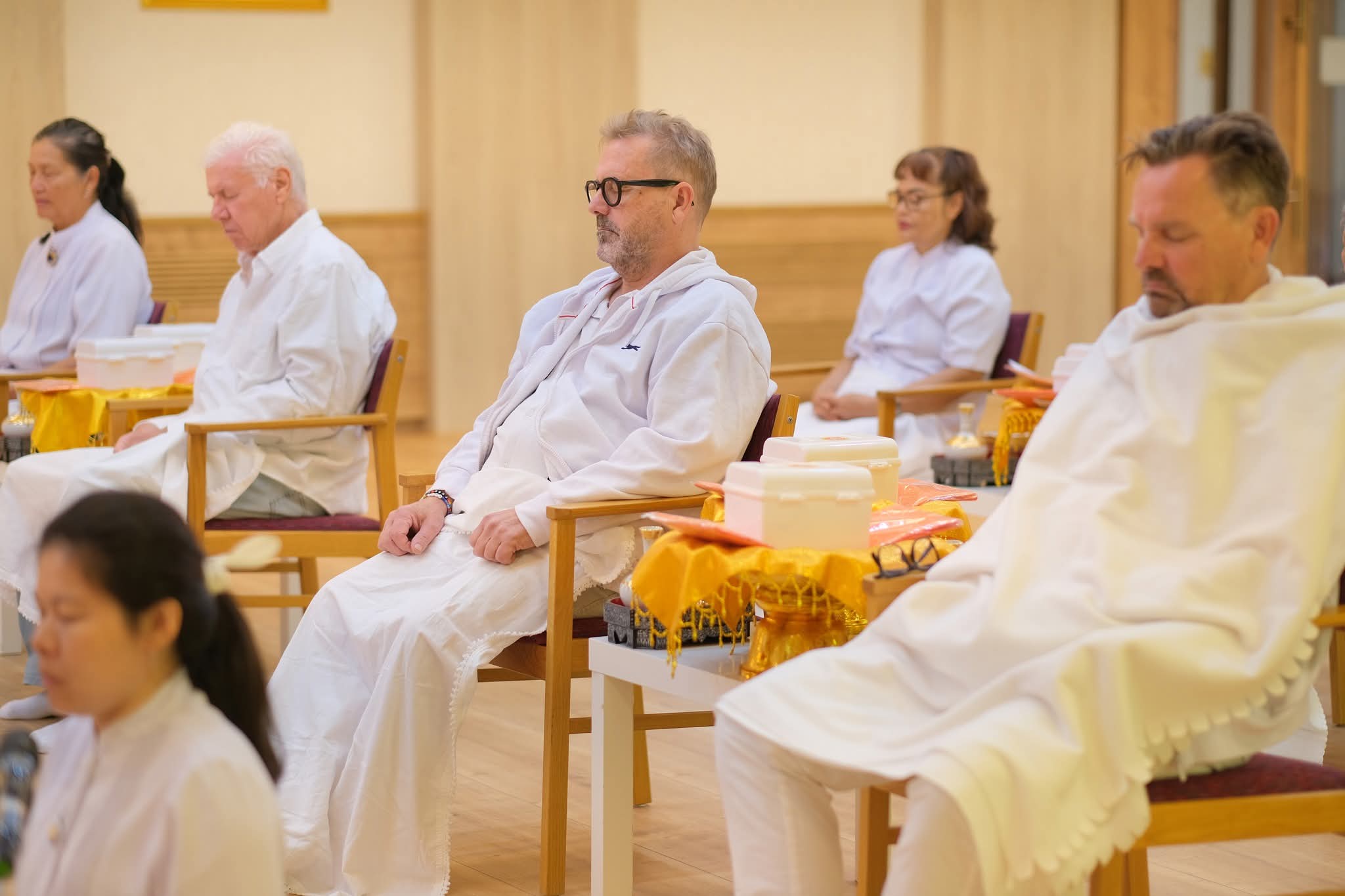 วัดพระธรรมกายบูโรส จัดพิธีบุพเปตพลี