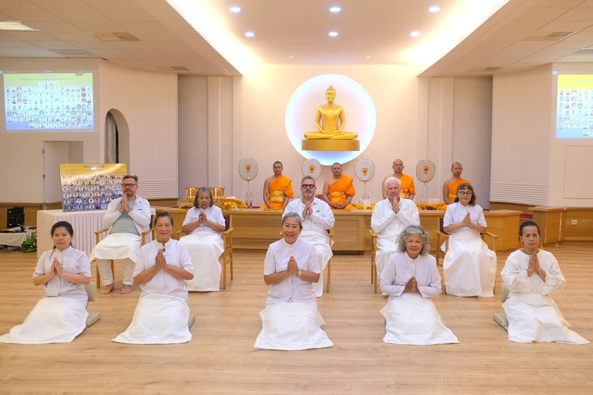 วัดพระธรรมกายบูโรส จัดพิธีบุพเปตพลี