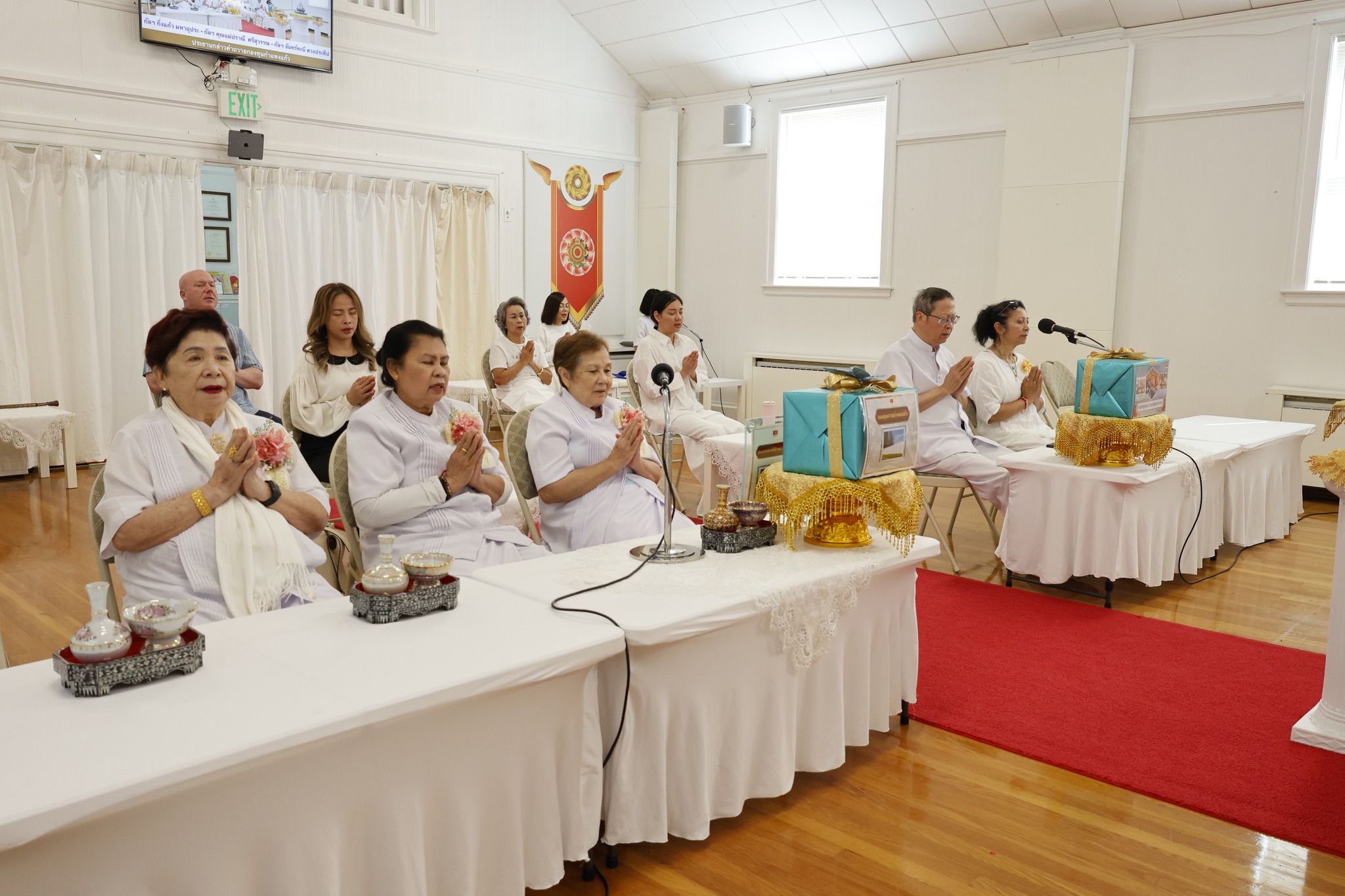 วัดพระธรรมกายบอสตัน จัดงานบุญวันอาทิตย์