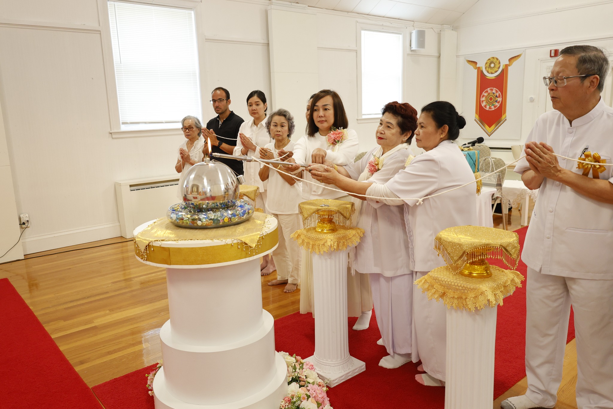 วัดพระธรรมกายบอสตัน จัดงานบุญวันอาทิตย์