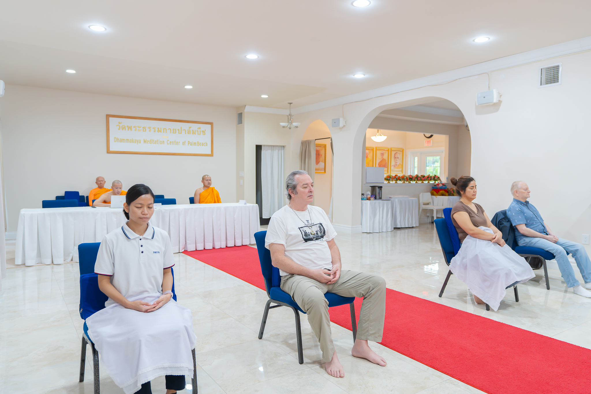 วัดพระธรรมกายปาล์มบีช จัดกิจกรรม Mindful Relaxation