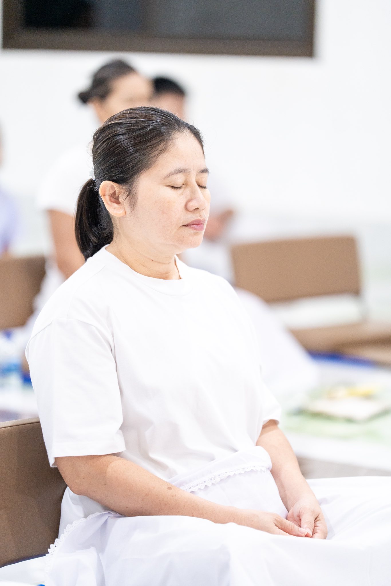ศูนย์ปฏิบัติธรรมสุราษฎร์ธานี จัดสวดมนต์และปฏิบัติธรรมเนื่องในวันพระ