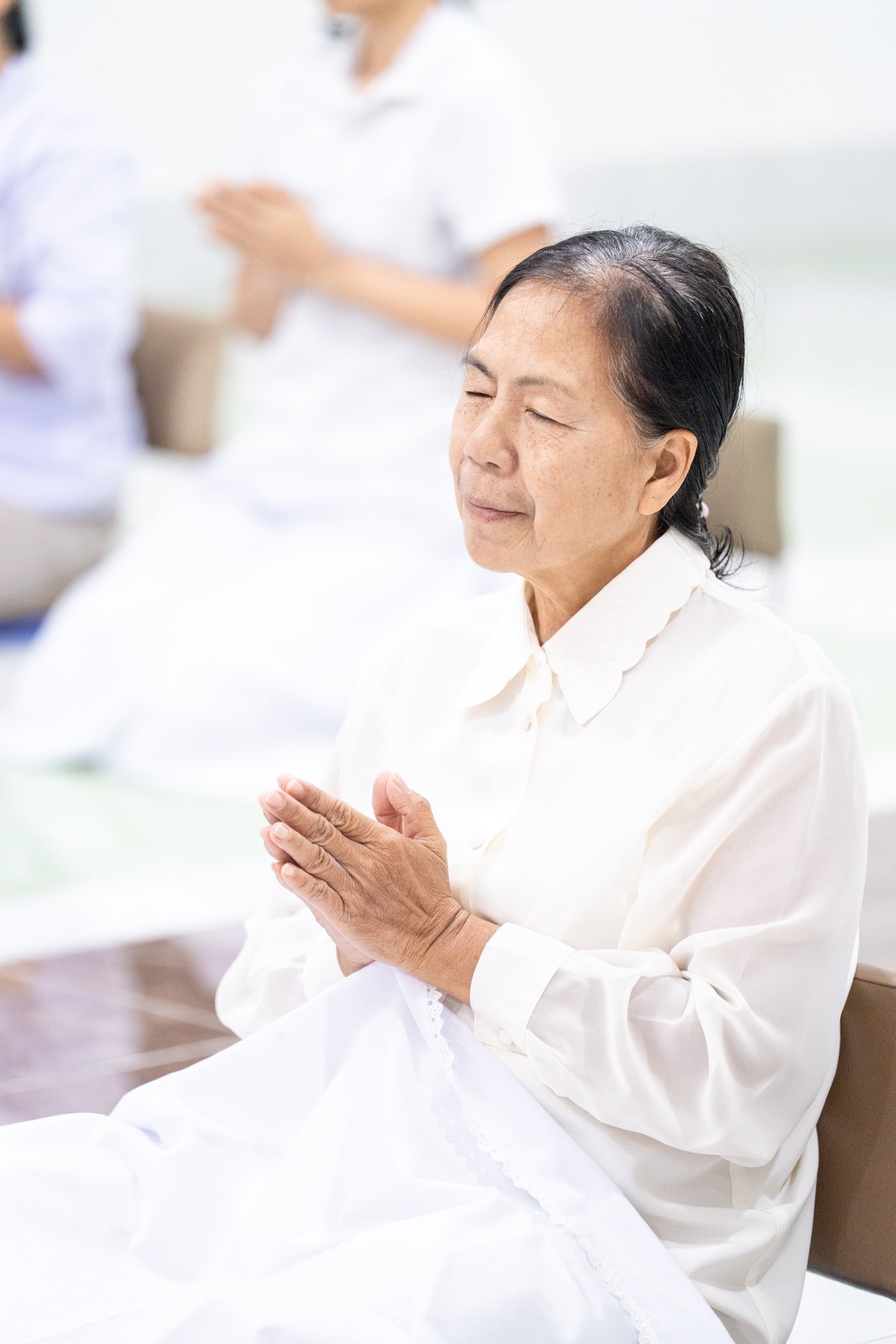 ศูนย์ปฏิบัติธรรมสุราษฎร์ธานี จัดสวดมนต์และปฏิบัติธรรมเนื่องในวันพระ