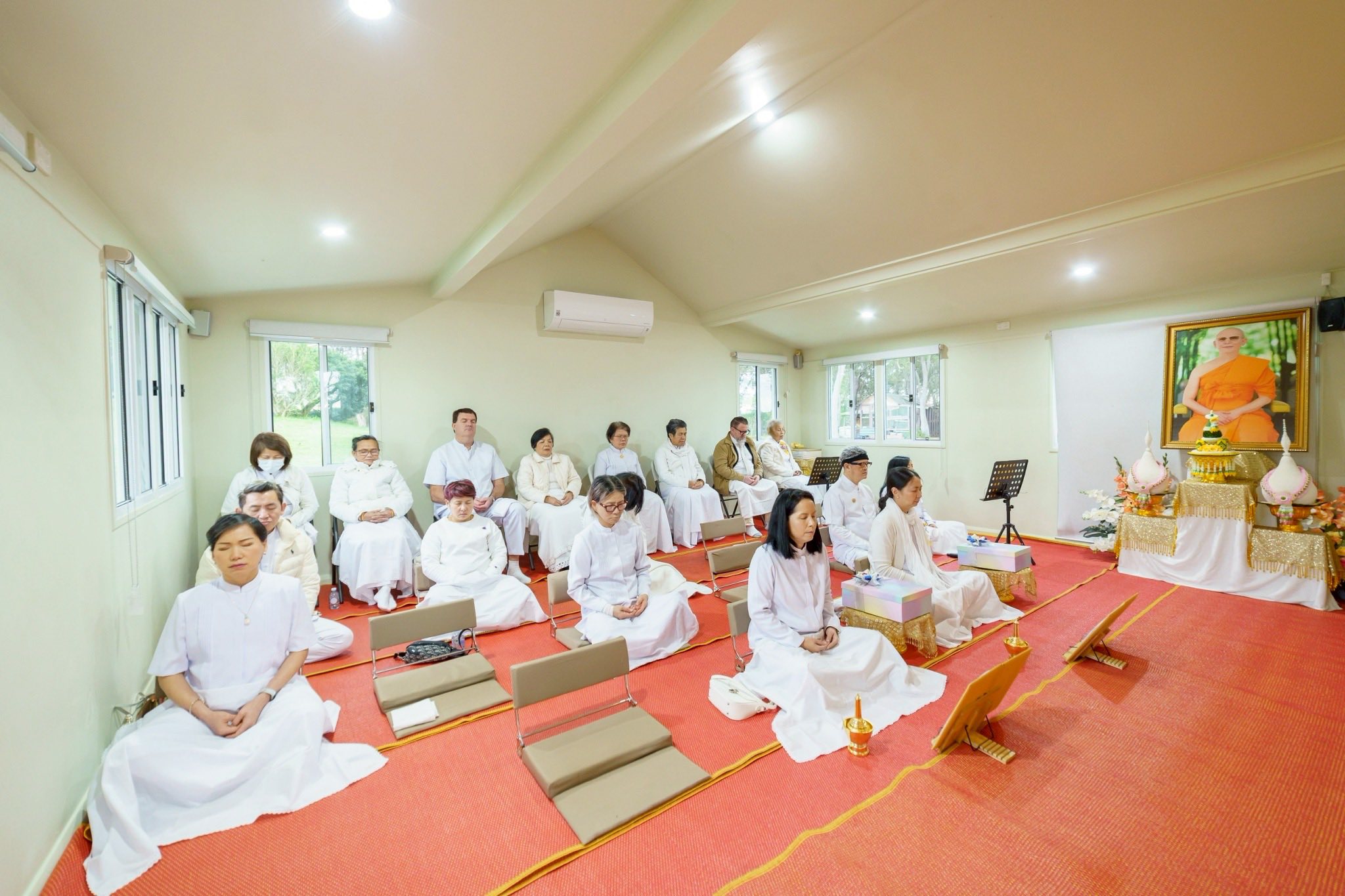 วัดพระธรรมกายนครซิดนีย์ จัดงานบุญเนื่องในวันธรรมชัย