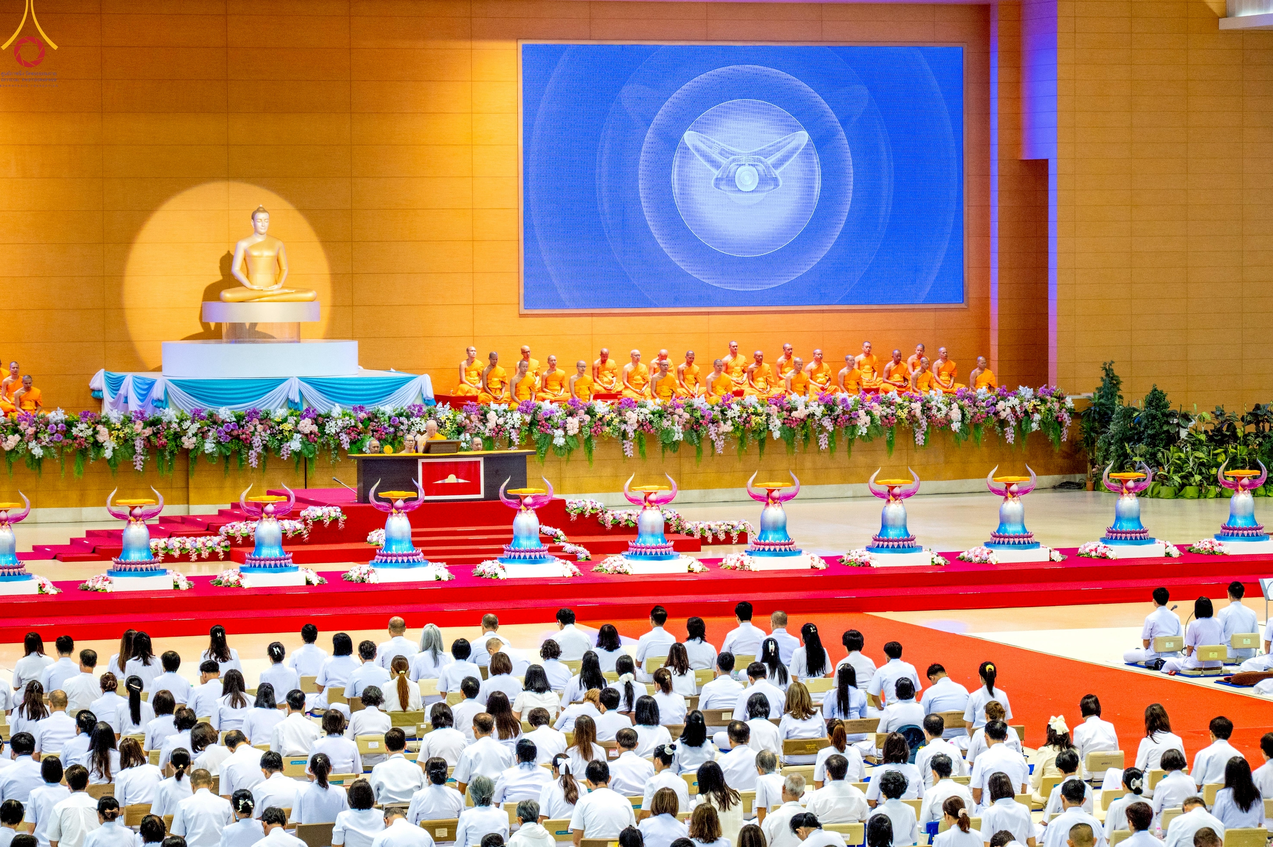 หลวงพ่อทัตตชีโว เป็นประธานสงฆ์ ได้นำผู้มีบุญทุกท่านได้ปฏิบัติธรรม