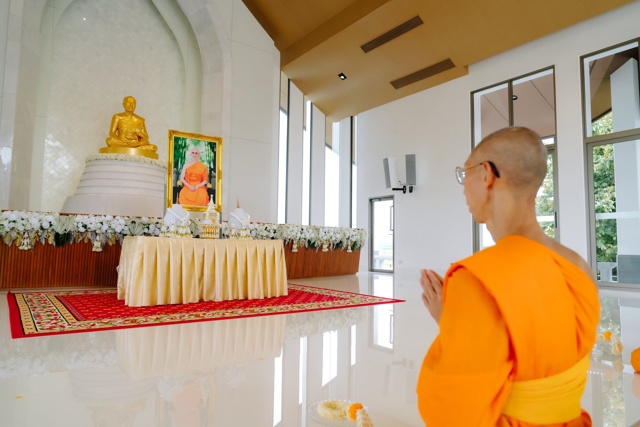 ศูนย์ปฏิบัติธรรมแก้วเมืองเลย จัดงานบุญเนื่องในวันธรรมชัย