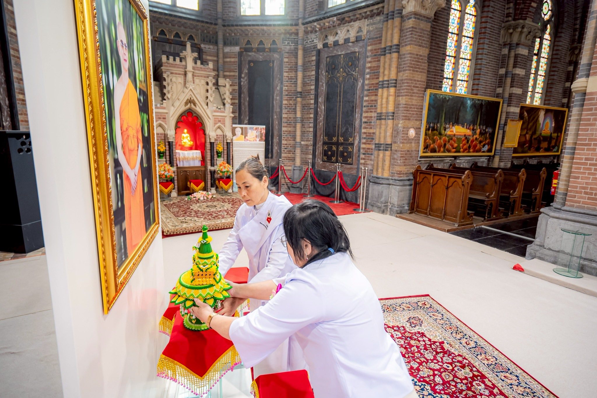 วัดพระธรรมกายเนเธอร์แลนด์ จัดงานบุญเนื่องในวันธรรมชัย