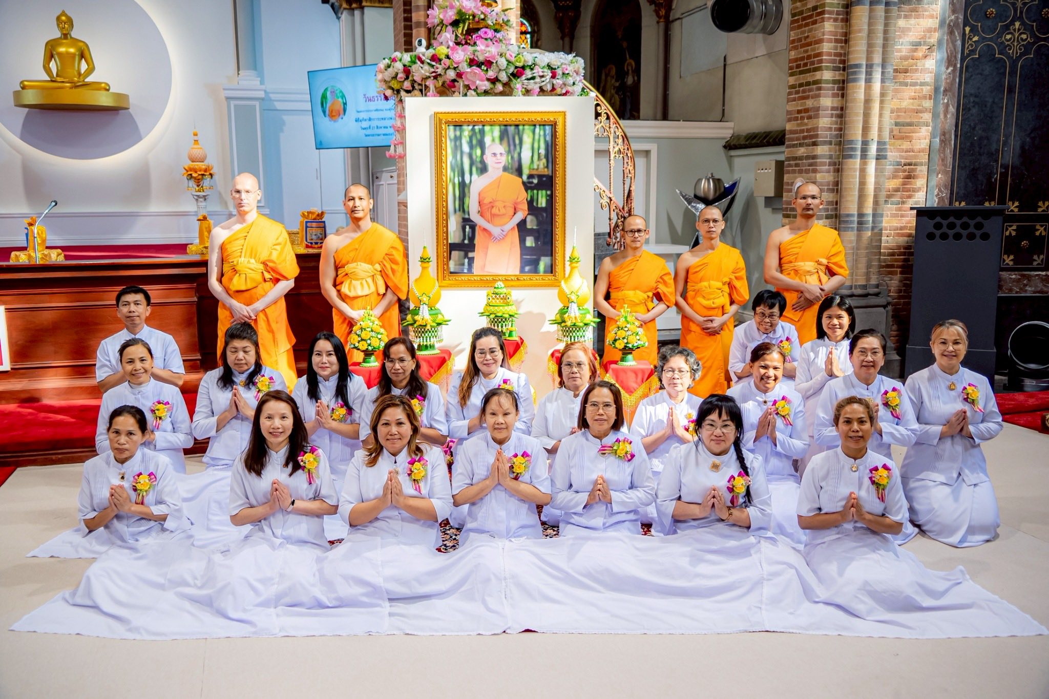 วัดพระธรรมกายเนเธอร์แลนด์ จัดงานบุญเนื่องในวันธรรมชัย