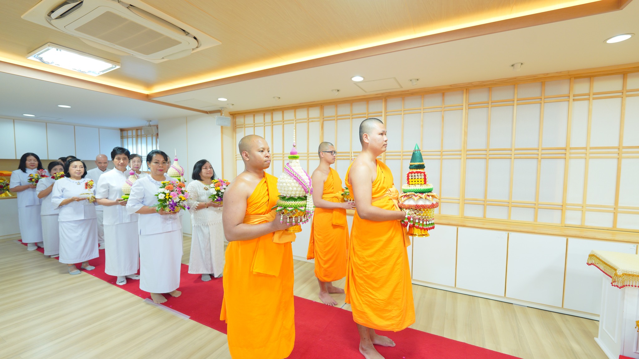 วัดพระธรรมกายโอซาก้า จัดงานบุญเนื่องในวันธรรมชัย