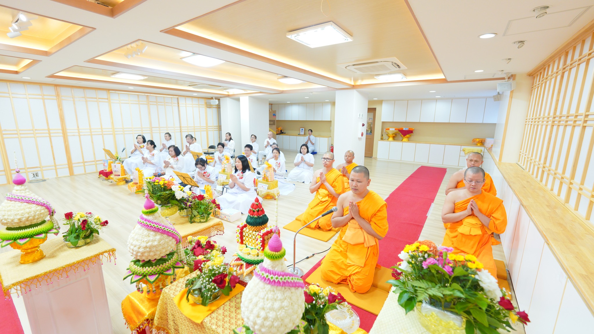 วัดพระธรรมกายโอซาก้า จัดงานบุญเนื่องในวันธรรมชัย
