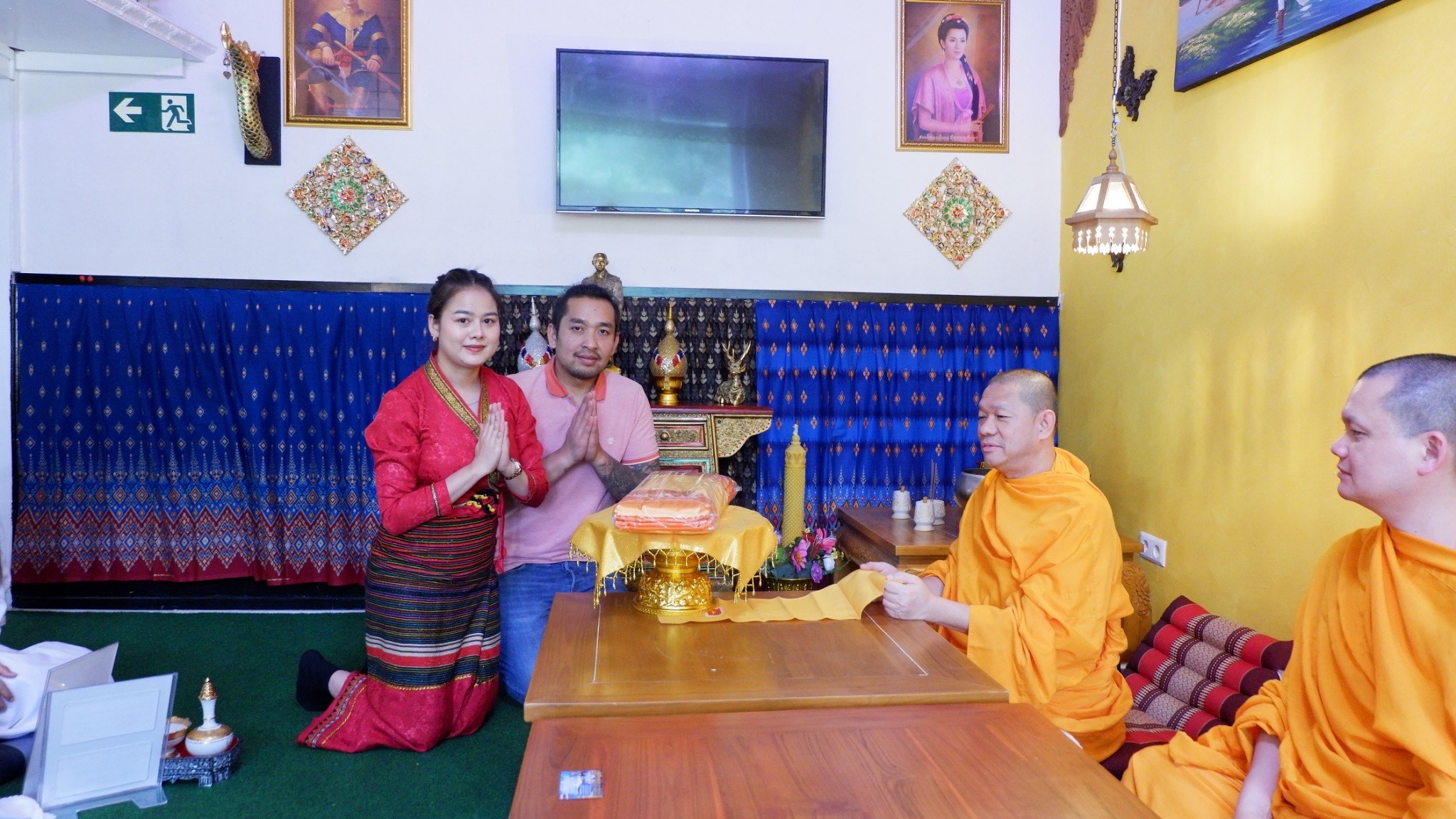 วัดพุทธนอร์ดไรน์-เวสท์ฟาเลน จัดปฏิบัติธรรม ณ ร้านอาหาร ThaiGarden