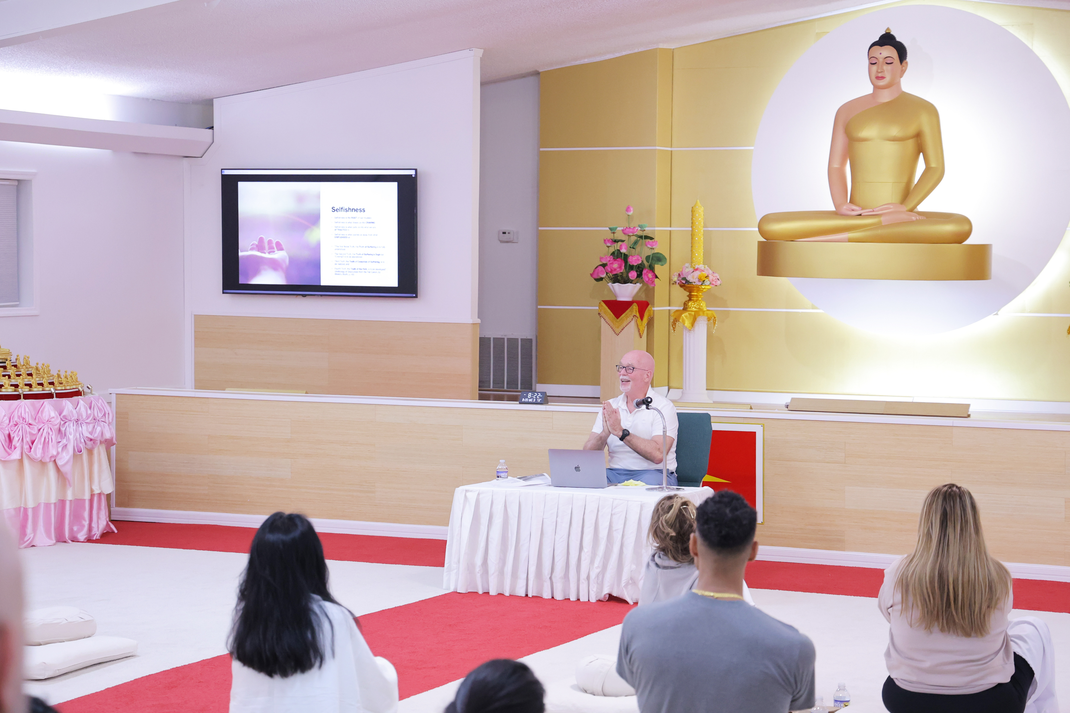 วัดพระธรรมกายจอร์เจีย จัดกิจกรรมนั่งสมาธิสำหรับชาวท้องถิ่น