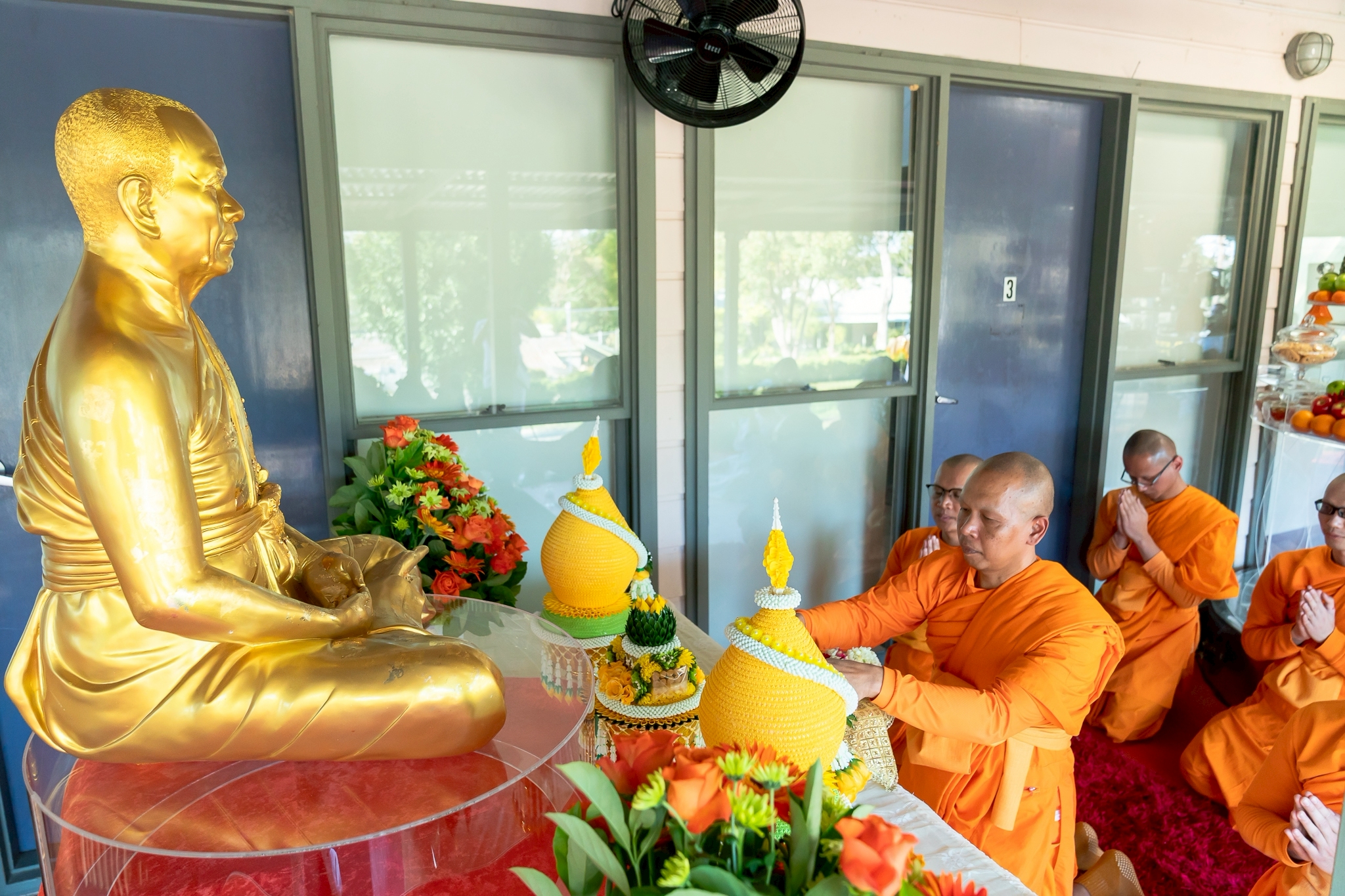 วัดพระธรรมกายนครซิดนีย์ จัดงานบุญบูชาข้าวพระ และพิธีบูชาครูผู้ค้นพบวิชชาธรรมกาย