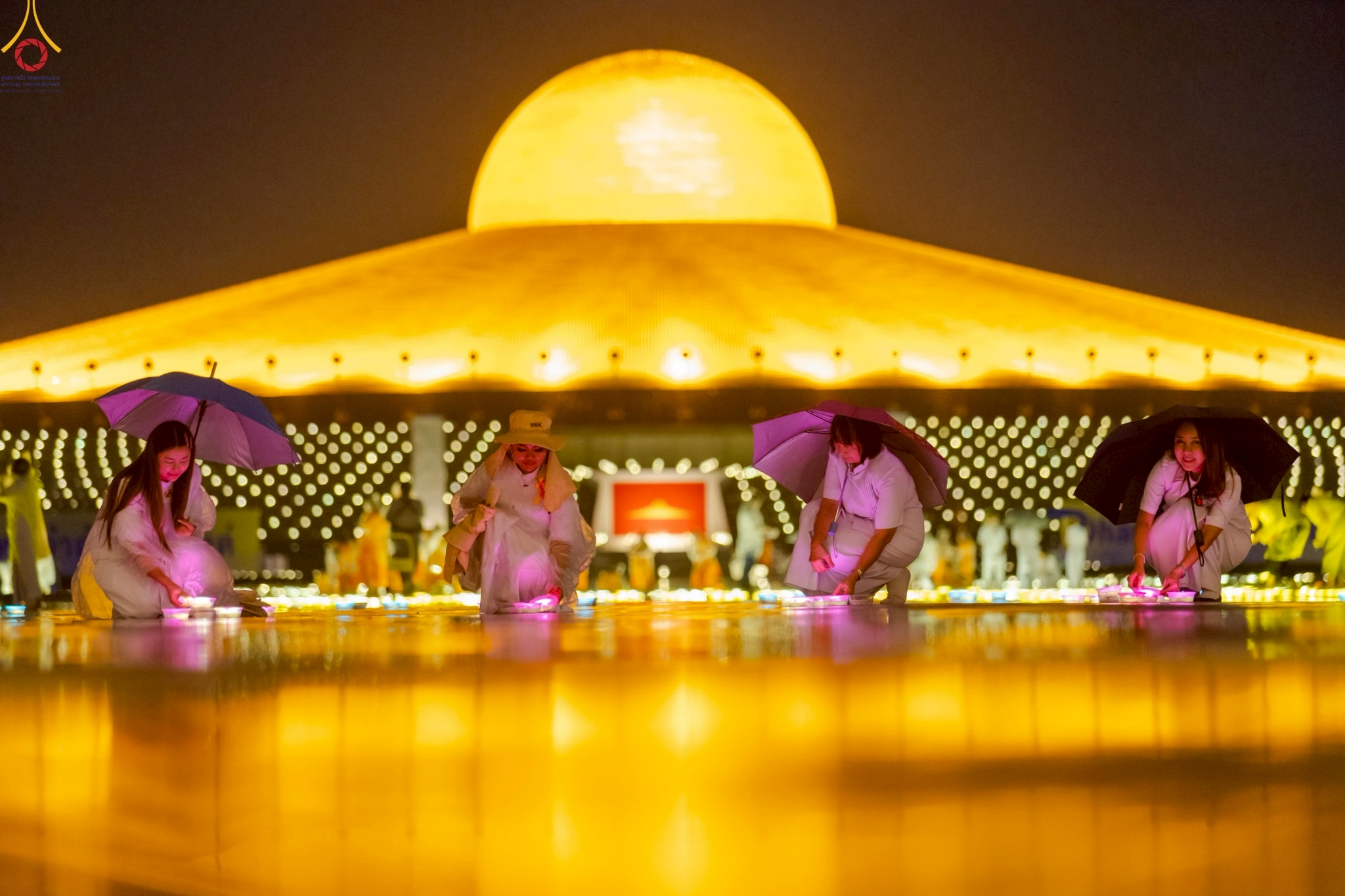 วัดพระธรรมกาย จัดพิธีจุดประทีป และพิธีฉลองชัยสวดธัมมจักกัปปวัตตนสูตร