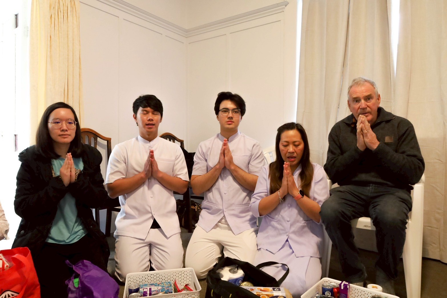 วัดพระธรรมกายดันนีดิน จัดงานวันครูผู้ค้นพบวิชชาธรรมกาย และบูชาข้าวพระ