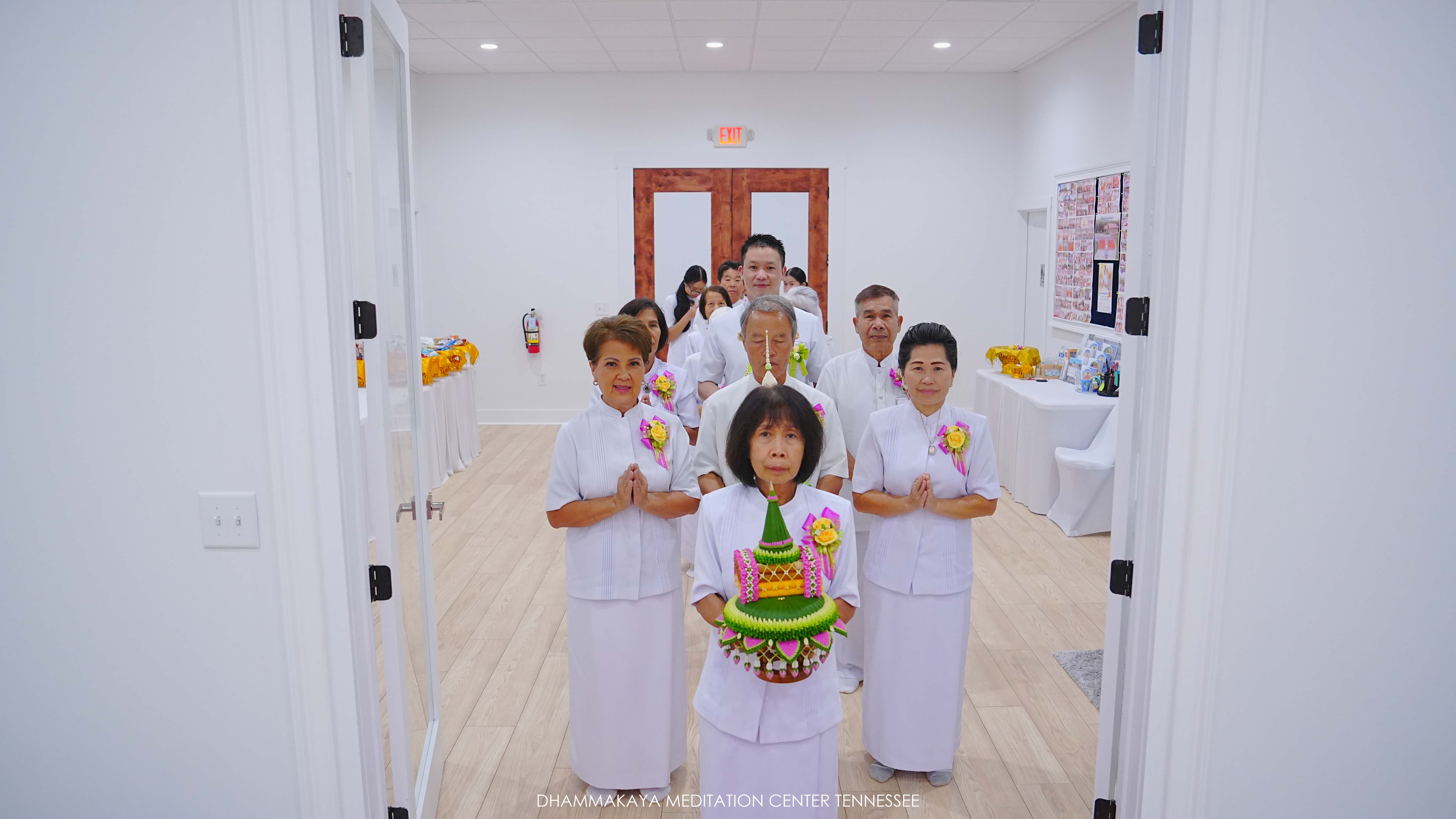 วัดพระธรรมกายเทนเนสซี จัดพิธีบูชาครูผู้ค้นพบวิชชาธรรมกาย และพิธีบูชาข้าวพระ