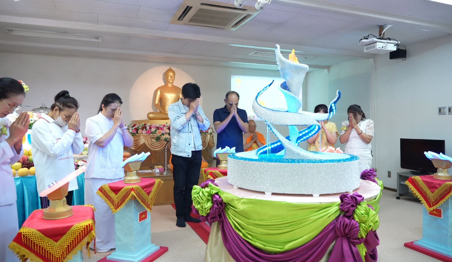 วัดภาวนานางาโน่ จัดพิธีบูชาข้าวพระ และพิธีบูชาครูผู้ค้นพบวิชชาธรรมกาย