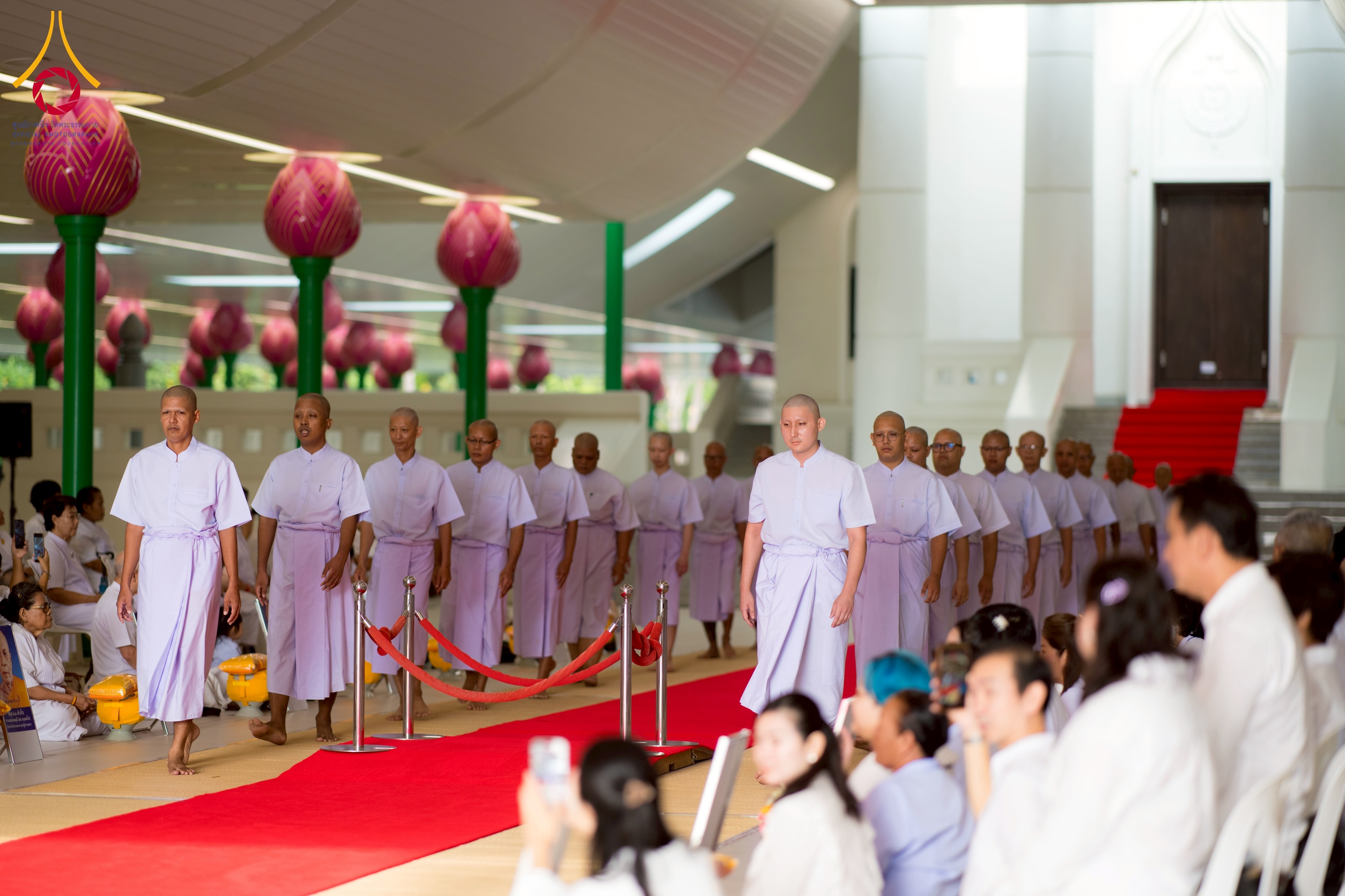 วัดพระธรรมกาย จัดพิธีบรรพชา รุ่นบูชาธรรม 108 ปี วันครูผู้ค้นพบวิชชาธรรมกาย