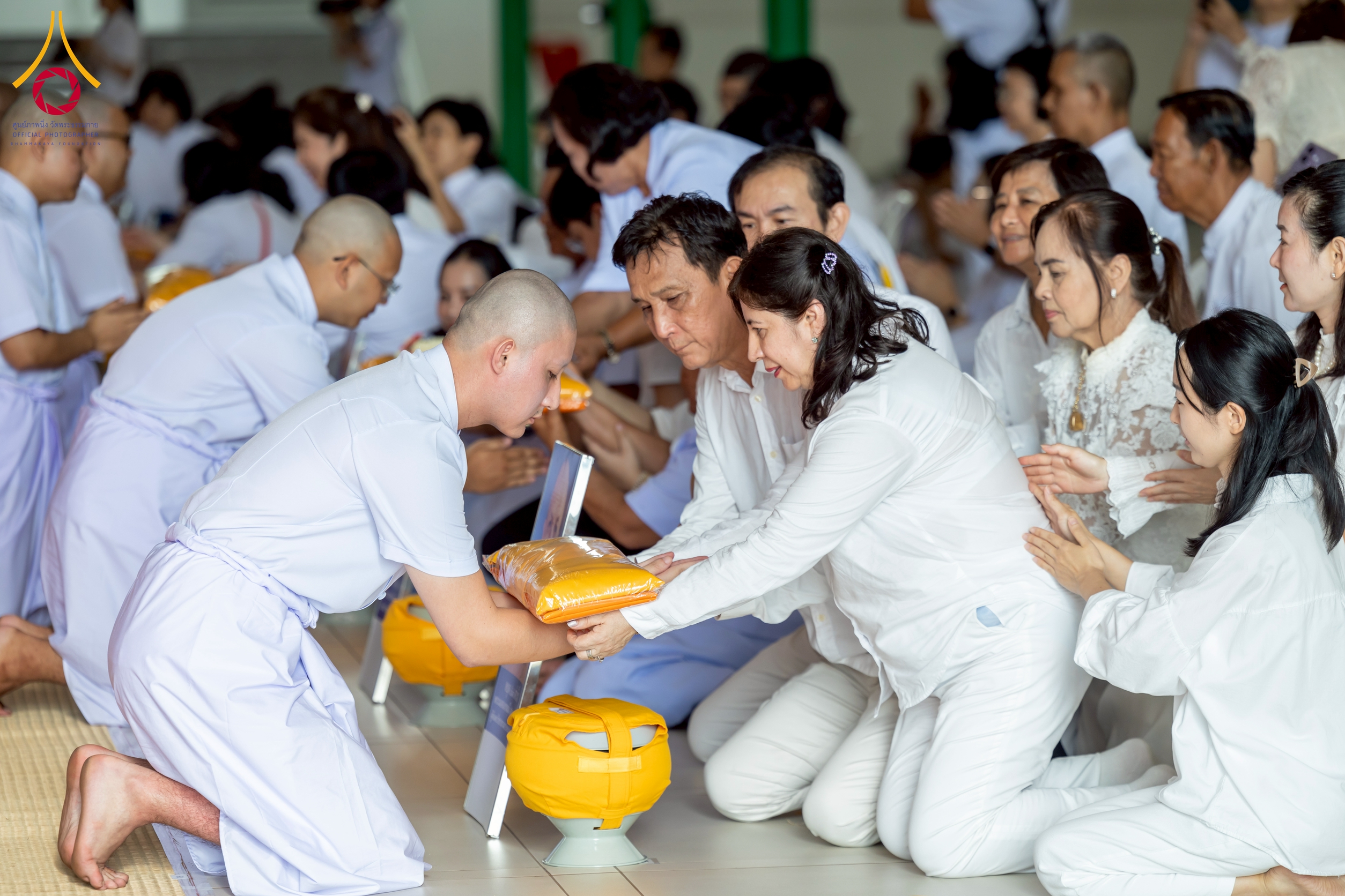 วัดพระธรรมกาย จัดพิธีบรรพชา รุ่นบูชาธรรม 108 ปี วันครูผู้ค้นพบวิชชาธรรมกาย