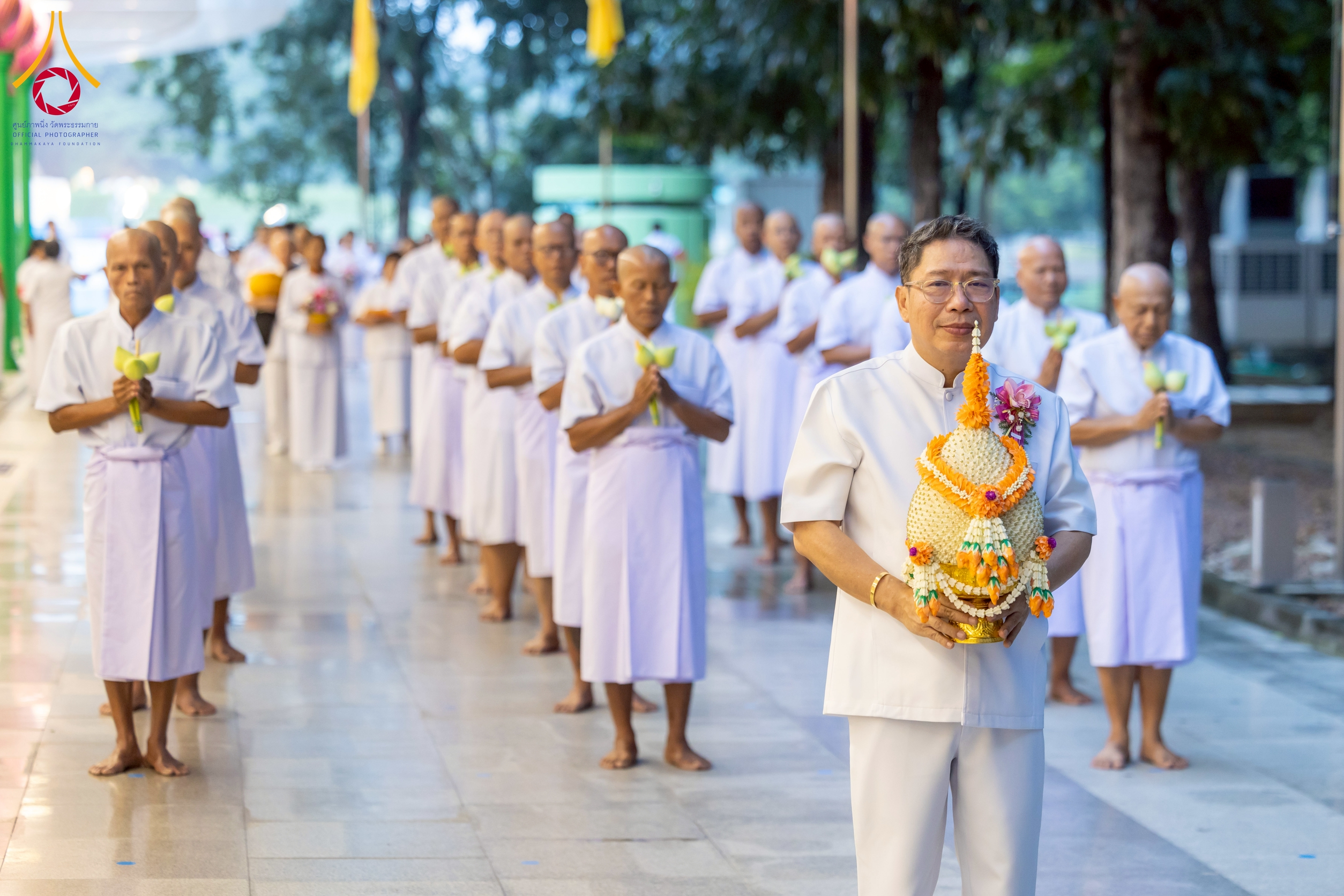 วัดพระธรรมกาย จัดพิธีบรรพชา รุ่นบูชาธรรม 108 ปี วันครูผู้ค้นพบวิชชาธรรมกาย
