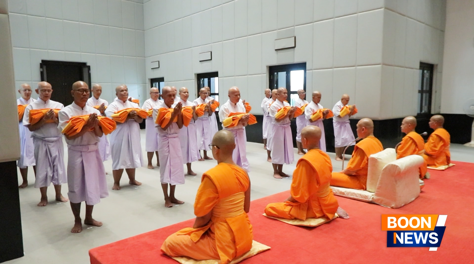 วัดพระธรรมกาย จัดพิธีบรรพชา รุ่นบูชาธรรม 108 ปี วันครูผู้ค้นพบวิชชาธรรมกาย