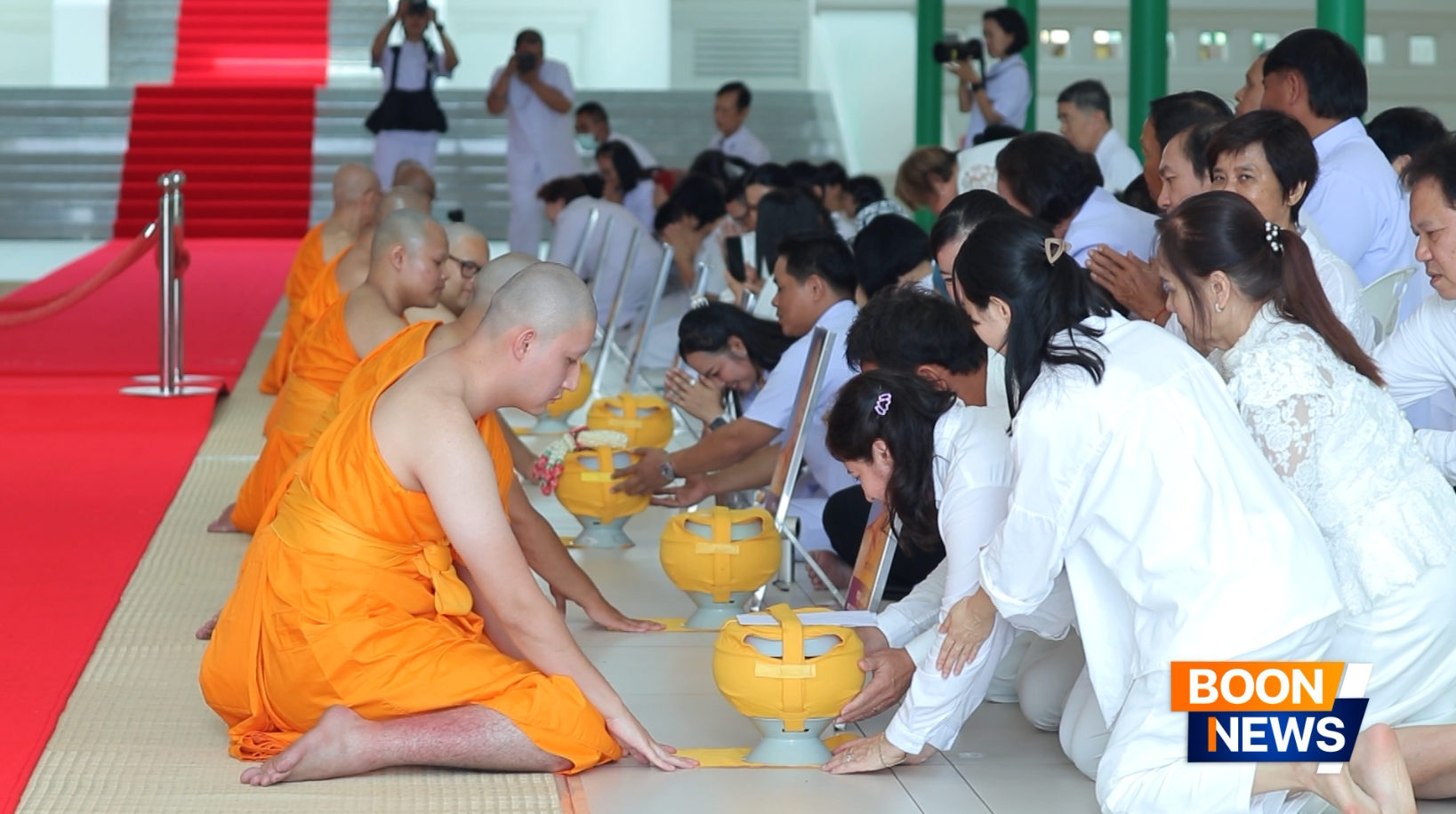 วัดพระธรรมกาย จัดพิธีบรรพชา รุ่นบูชาธรรม 108 ปี วันครูผู้ค้นพบวิชชาธรรมกาย