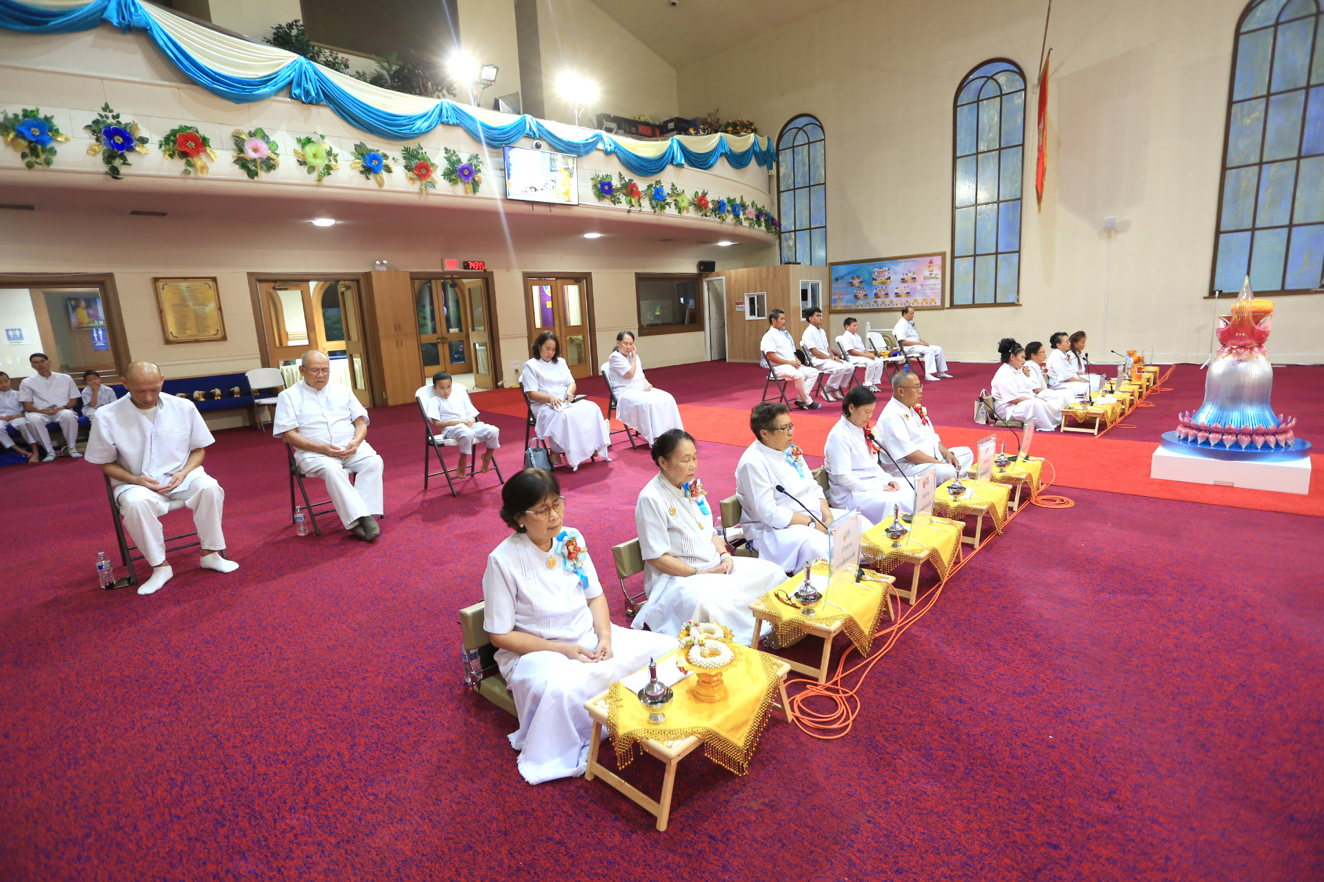 วัดพระธรรมกายออเรกอน จัดพิธีบูชาครูผู้ค้นพบวิชชาธรรมกาย และงานบุญบูชาข้าวพระ