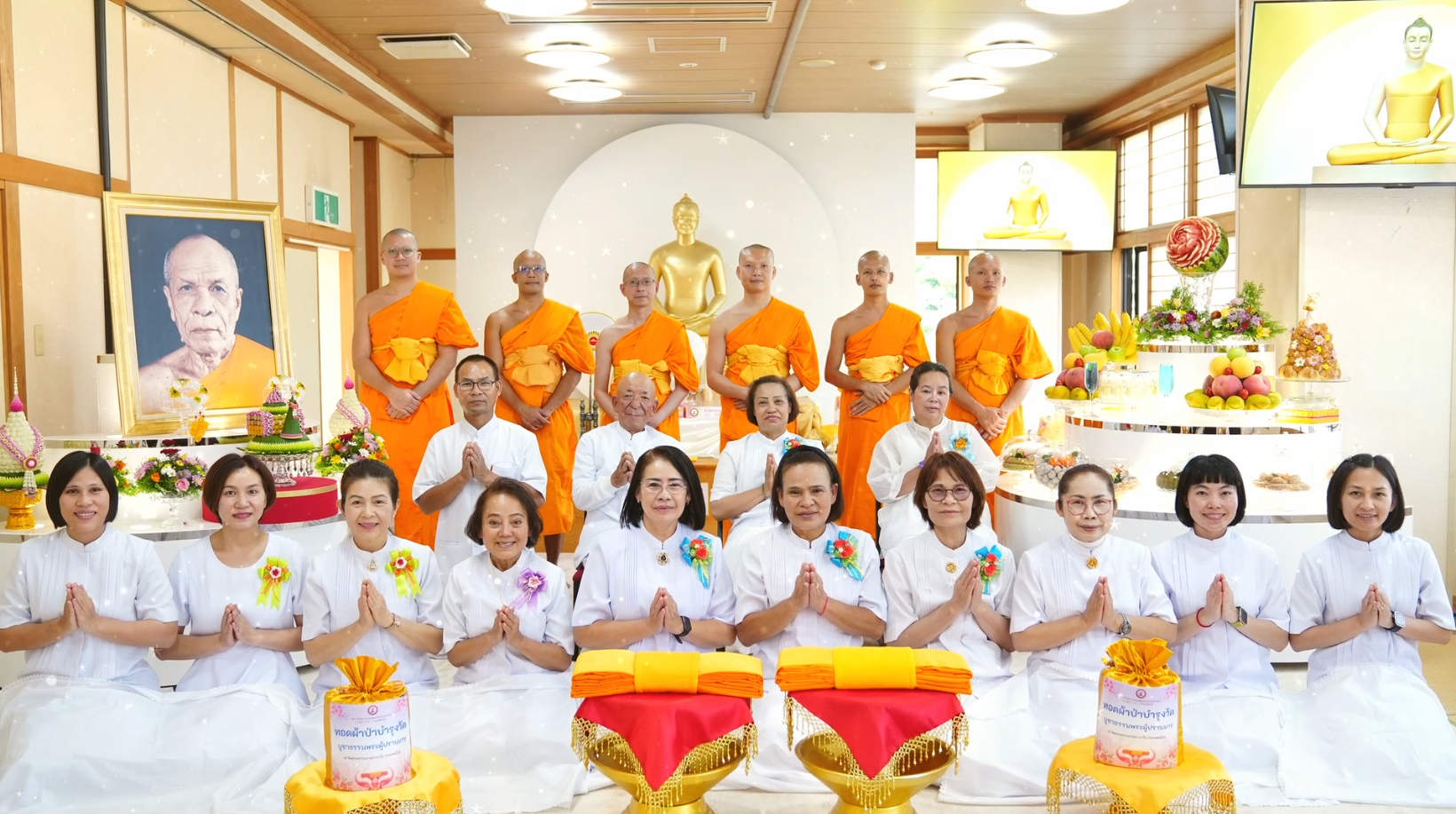 วัดพระธรรมกายนางาโน่ จัดพิธีบูชาครูผู้ค้นพบวิชชาธรรมกาย และพิธีบูชาข้าวพระ