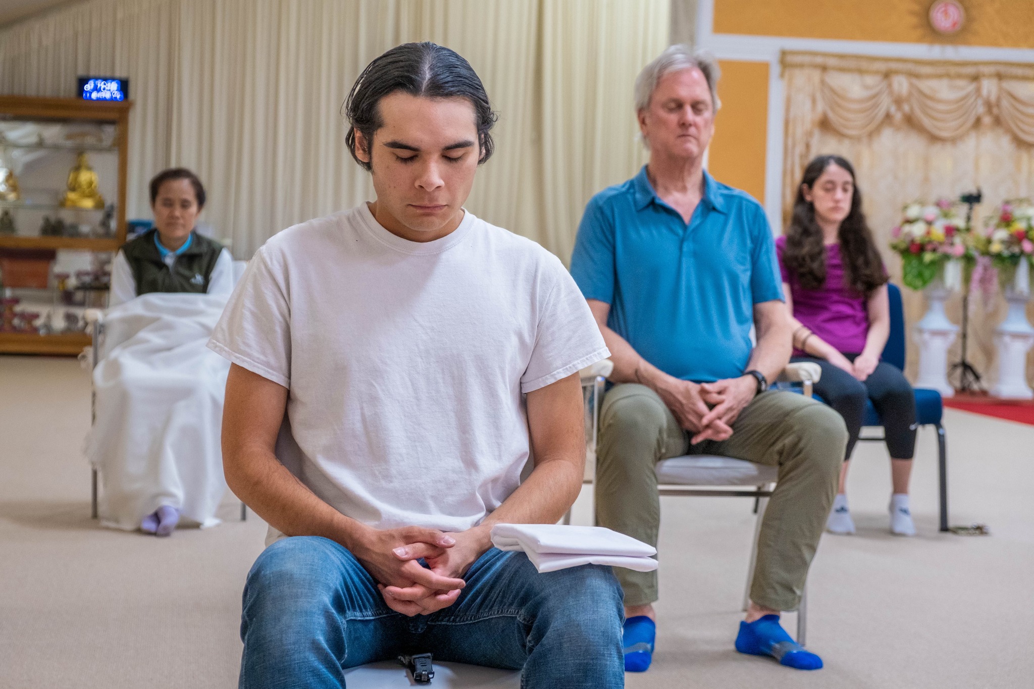 วัดพระธรรมกายเท็กซัส จัดกิจกรรมคลาสสมาธิสำหรับชาวท้องถิ่น