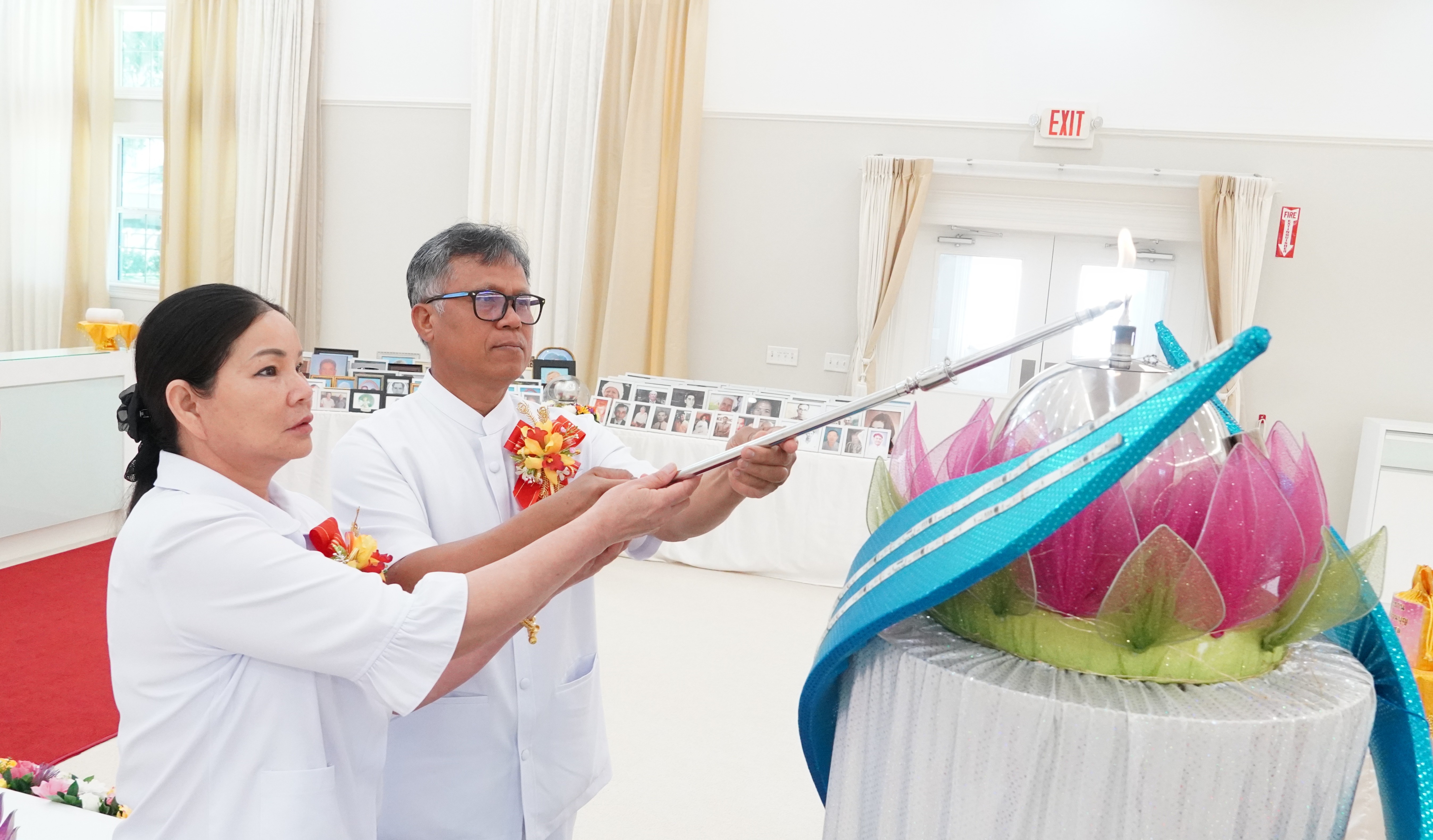 วัดพระธรรมกายฟลอริดา จัดพิธีบุพเปตพลี