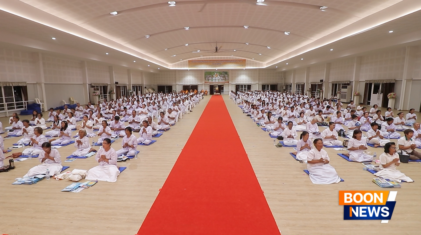 ศูนย์อบรมเยาวชนกาญจนบุรี จัดอบรมอุบาสกแก้ว-อุบาสิกาแก้ว ตัวแทนทอดกฐินสามัคคีทั่วไทย 30,000 วัด