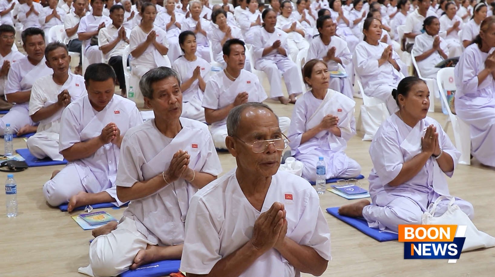 ศูนย์อบรมเยาวชนกาญจนบุรี จัดอบรมอุบาสกแก้ว-อุบาสิกาแก้ว ตัวแทนทอดกฐินสามัคคีทั่วไทย 30,000 วัด