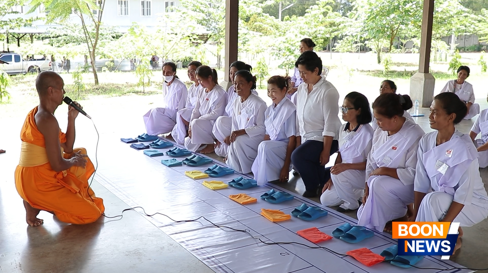 ศูนย์อบรมเยาวชนกาญจนบุรี จัดอบรมอุบาสกแก้ว-อุบาสิกาแก้ว ตัวแทนทอดกฐินสามัคคีทั่วไทย 30,000 วัด
