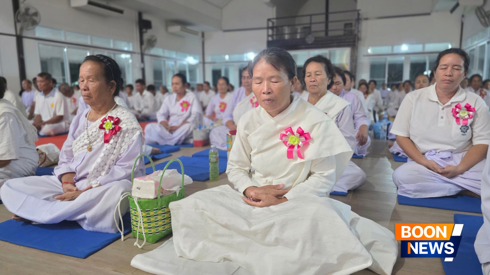 ศูนย์ปฏิบัติธรรมยโสธร จัดอบรมโครงการอุบาสก อุบาสิกาแก้ว รุ่นที่ 1