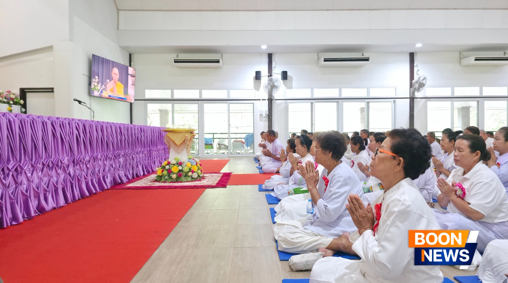 ศูนย์ปฏิบัติธรรมยโสธร จัดอบรมโครงการอุบาสก อุบาสิกาแก้ว รุ่นที่ 1
