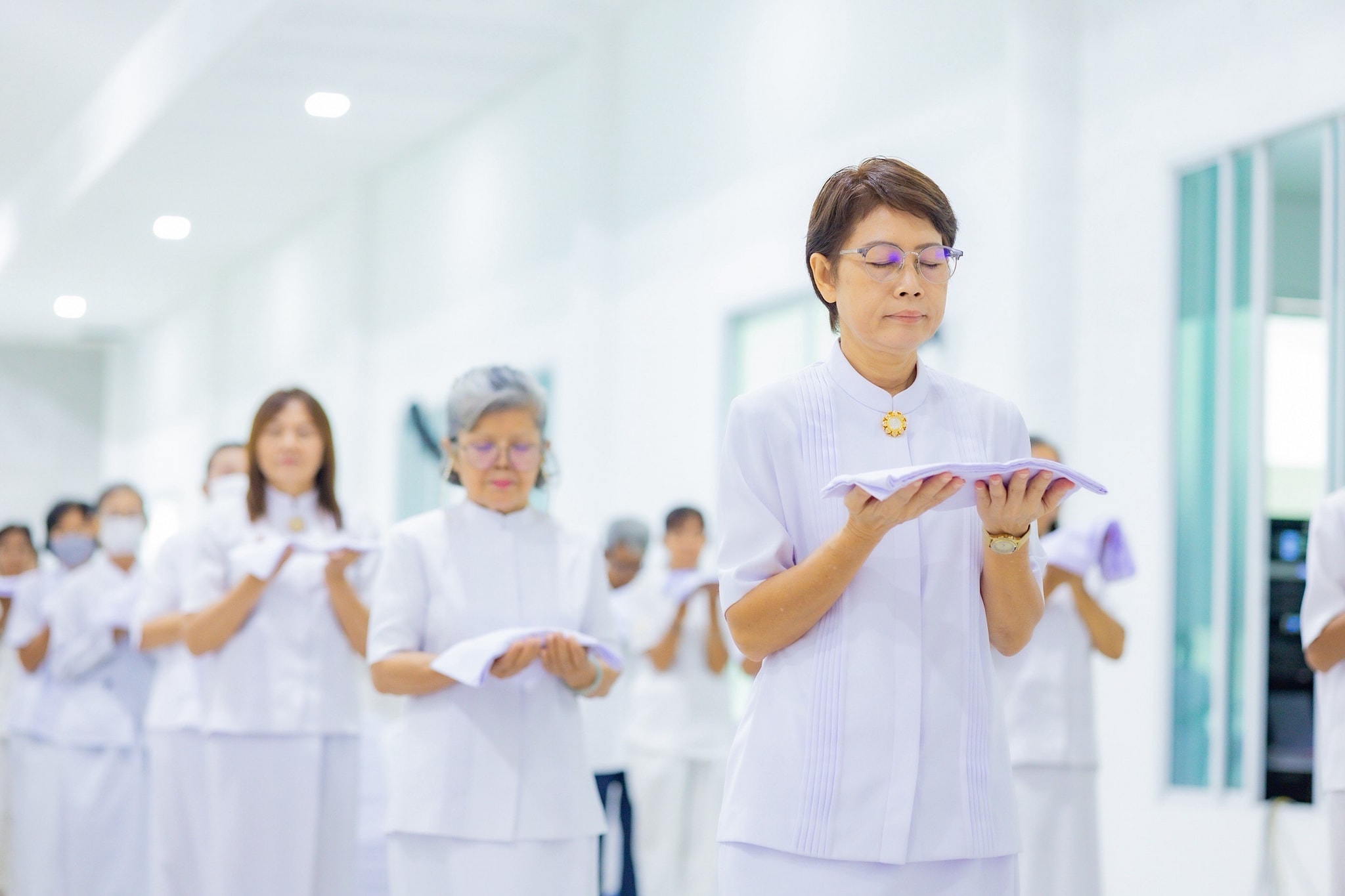 ศูนย์อบรมเยาวชนลาดหลุมแก้ว จัดอบรมโครงการอุบาสกแก้ว อุบาสิกาแก้ว รุ่นที่ 1