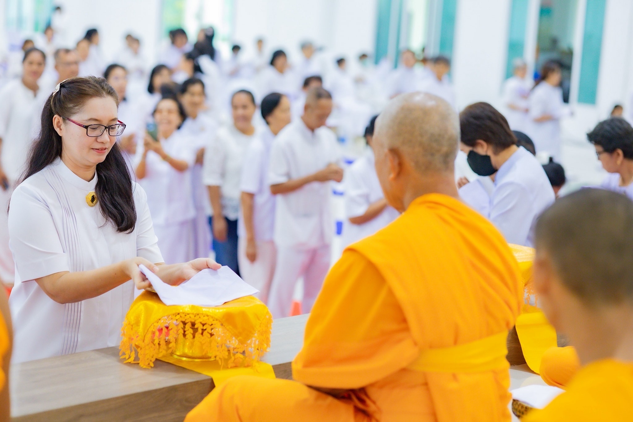 ศูนย์อบรมเยาวชนลาดหลุมแก้ว จัดอบรมโครงการอุบาสกแก้ว อุบาสิกาแก้ว รุ่นที่ 1