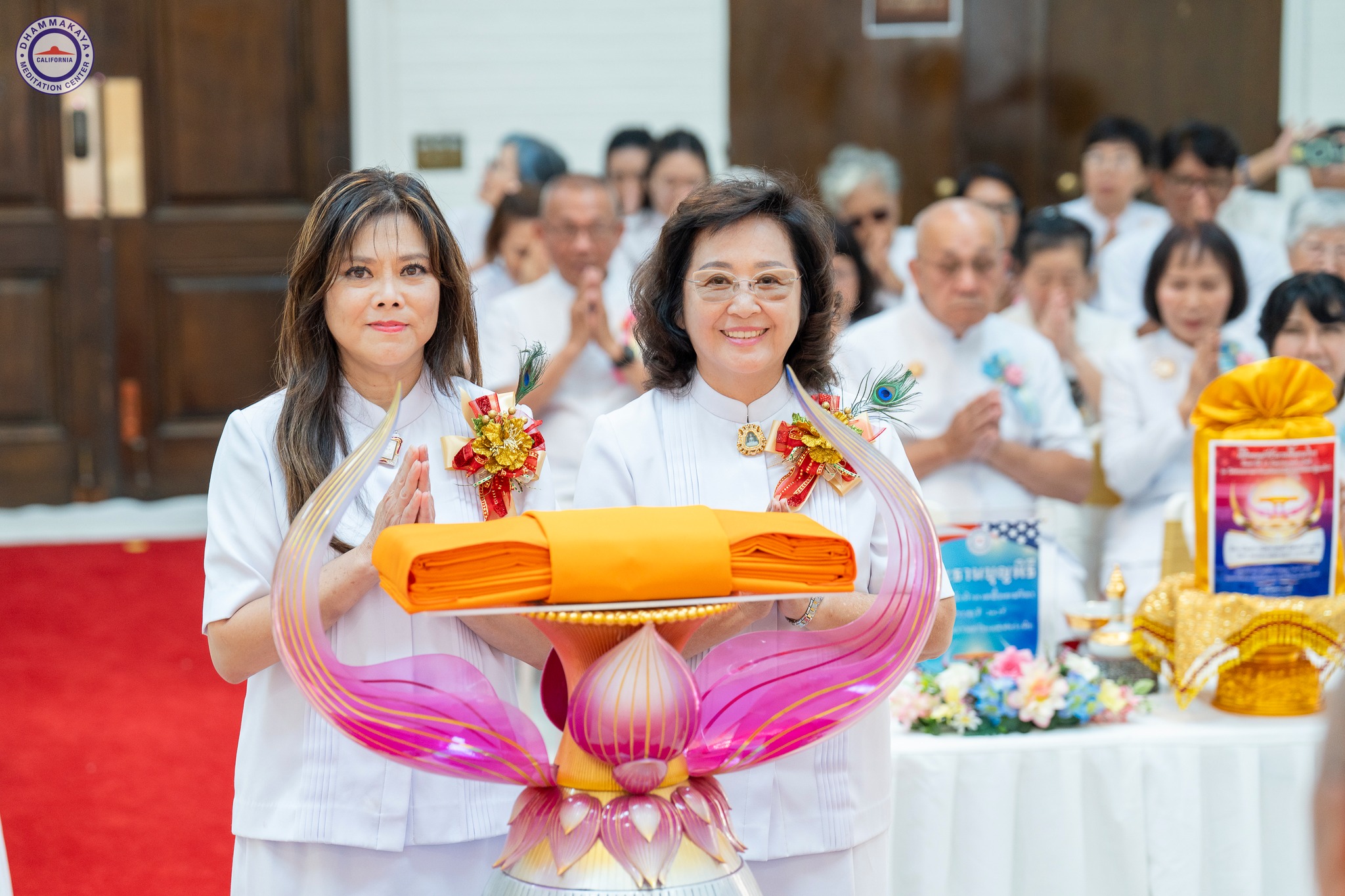 วัดพระธรรมกายแคลิฟอร์เนีย จัดพิธีทอดผ้าป่าภาคพื้นอเมริกา