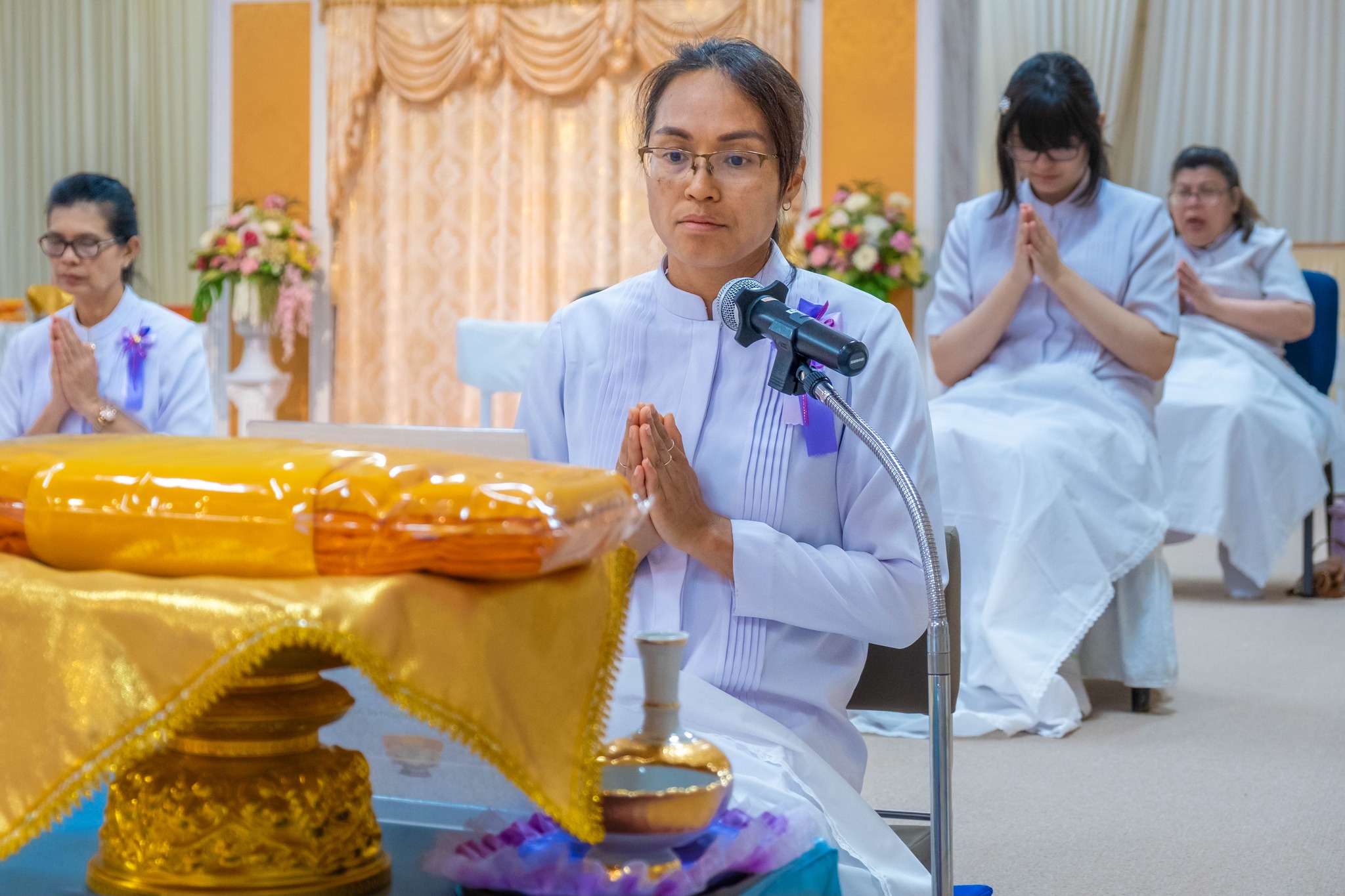 วัดพระธรรมกายเท็กซัส จัดงานบุญวันอาทิตย์