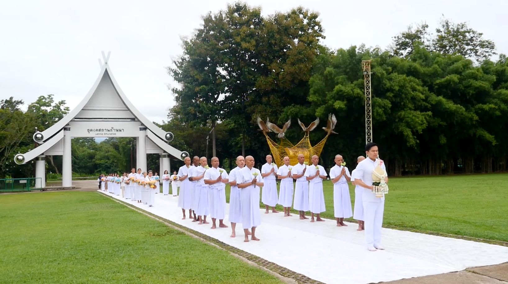 ธุดงคสถานล้านนา จัดโครงการอุปสมบทหมู่บูชาธรรมมหาปูชนียาจารย์
