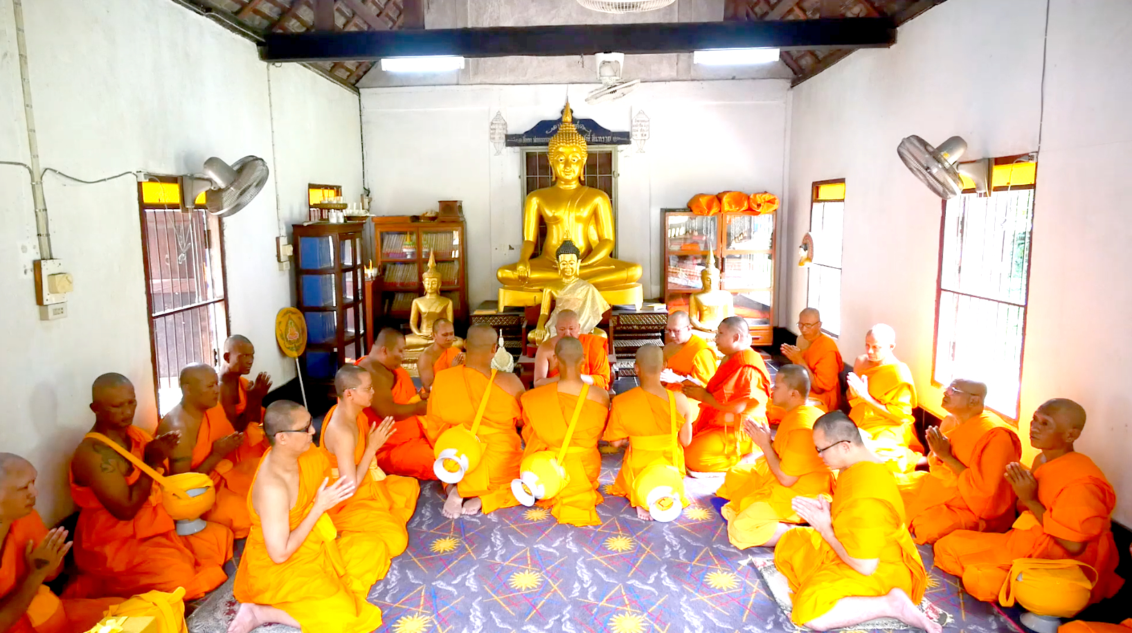 ธุดงคสถานล้านนา จัดโครงการอุปสมบทหมู่บูชาธรรมมหาปูชนียาจารย์