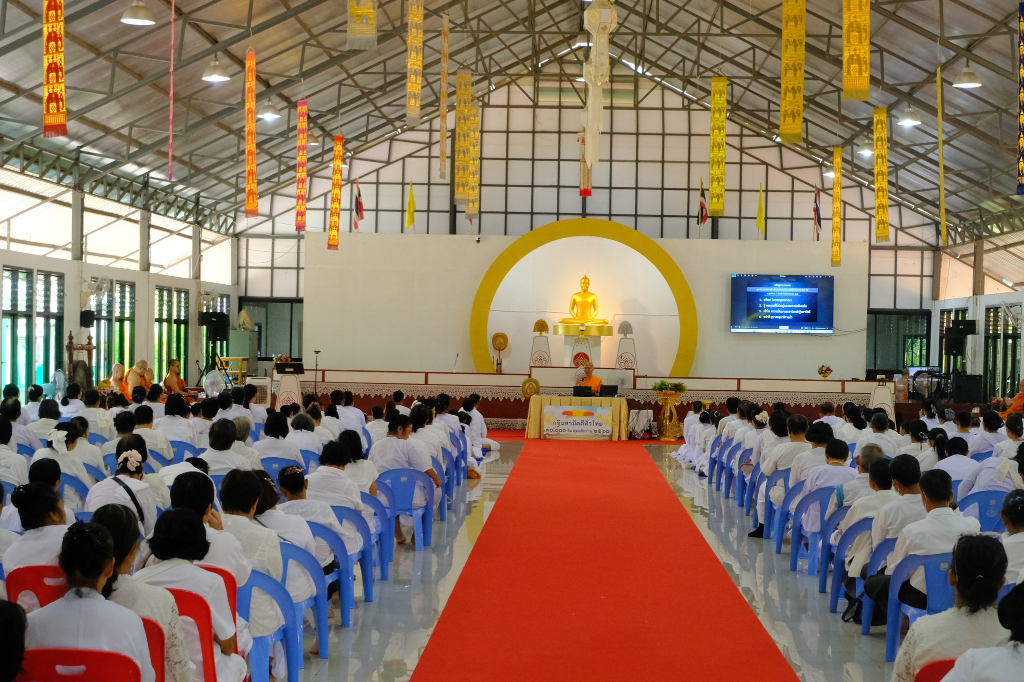 ศูนย์อบรมเยาวชนแม่แตง จัดอบรมโครงการอุบาสกแก้ว อุบาสิกาแก้ว