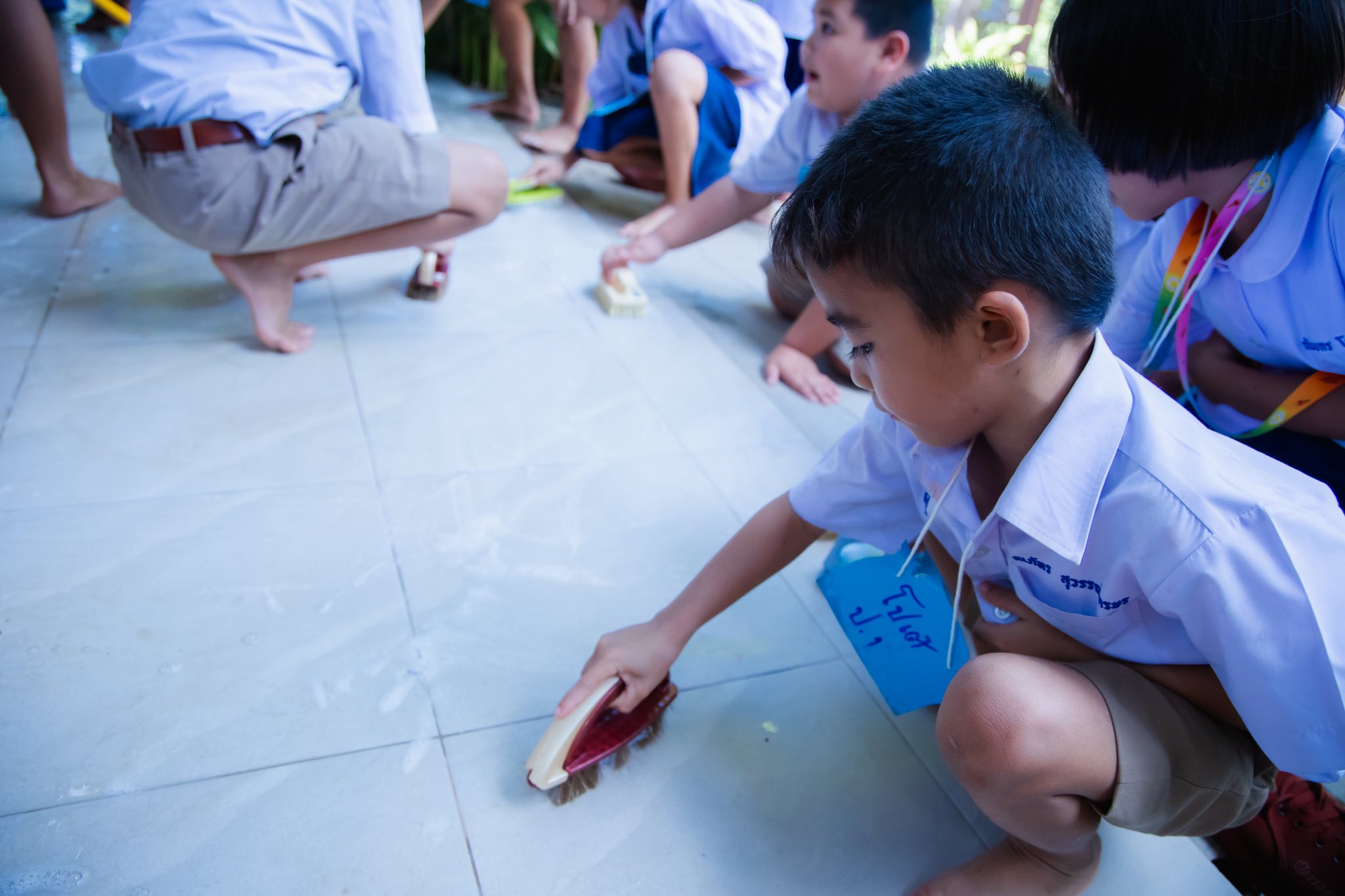 ศูนย์ปฏิบัติธรรมแก้วเมืองเลย จัดอบรมศีลธรรม โรงเรียนบ้านสะอาดลายเหนือ