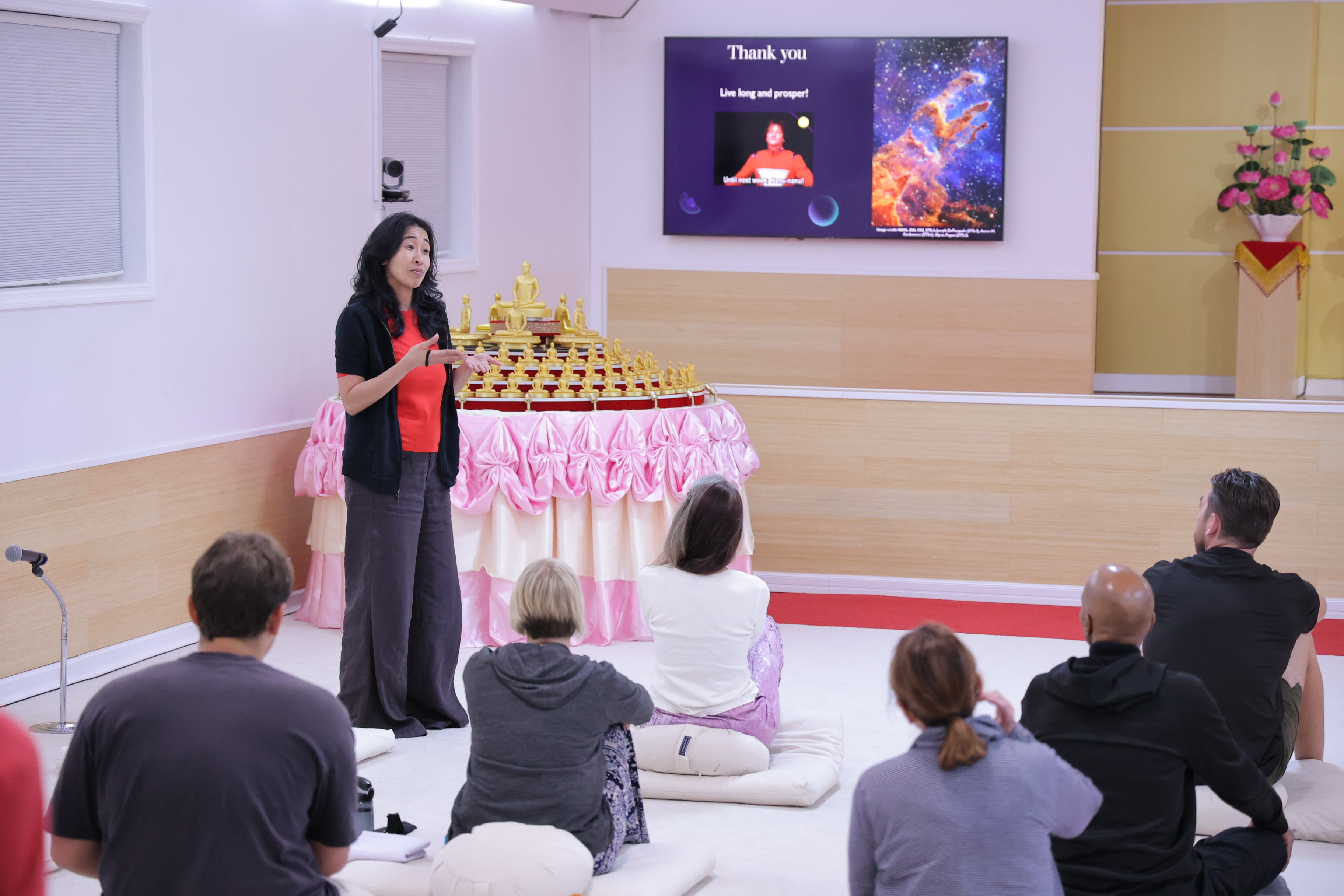 วัดพระธรรมกายจอร์เจีย จัดกิจกรรมนั่งสมาธิสำหรับชาวท้องถิ่น