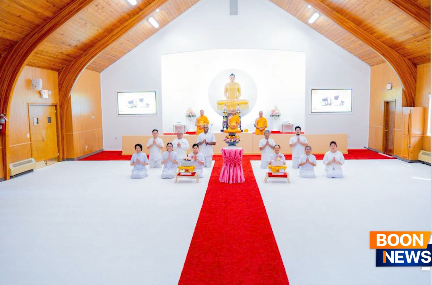 วัดพระธรรมกายมินเนโซตา จัดงานบุญวันอาทิตย์