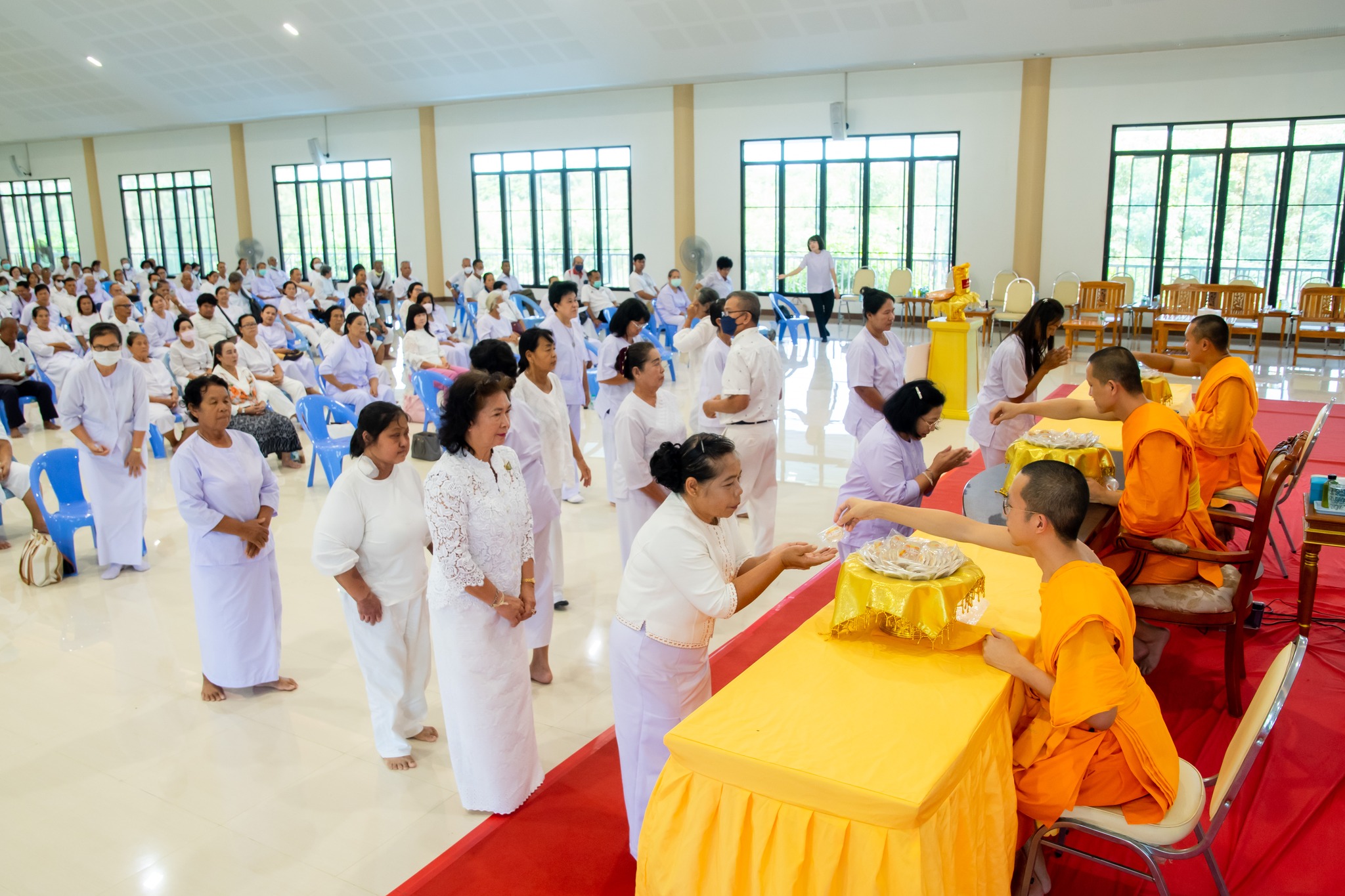 ศูนย์อบรมเยาวชนบางปะหัน จัดอบรมโครงการอุบาสกแก้ว อุบาสิกาแก้ว 