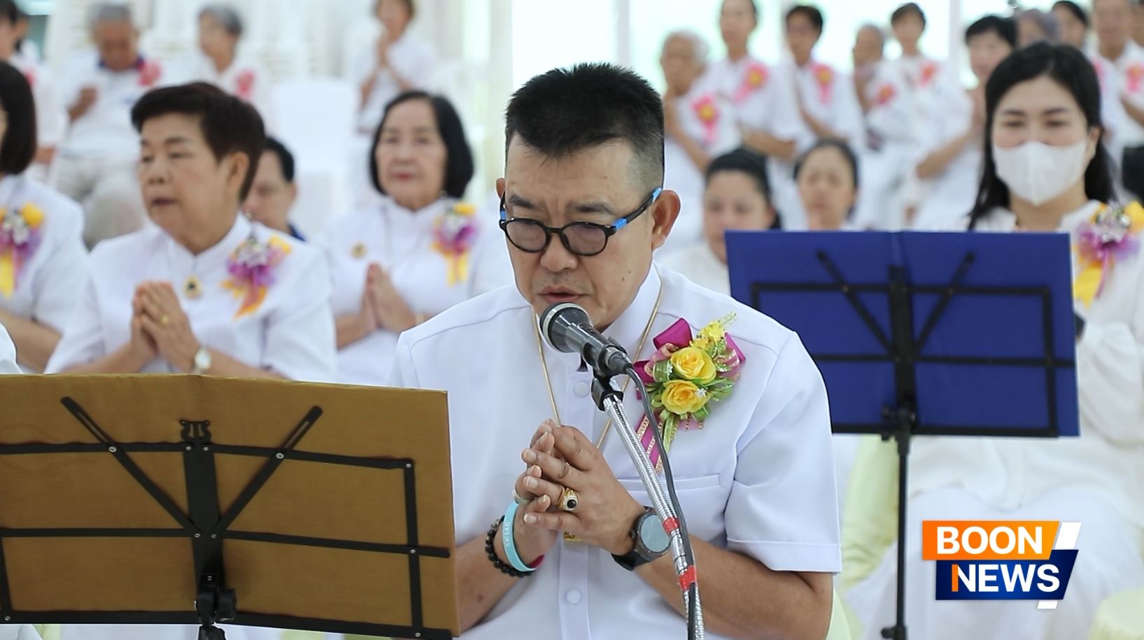 ศูนย์ปฏิบัติธรรม ธรรมธารา สายไหม จัดพิธีทอดผ้าป่าสมทบกฐิน