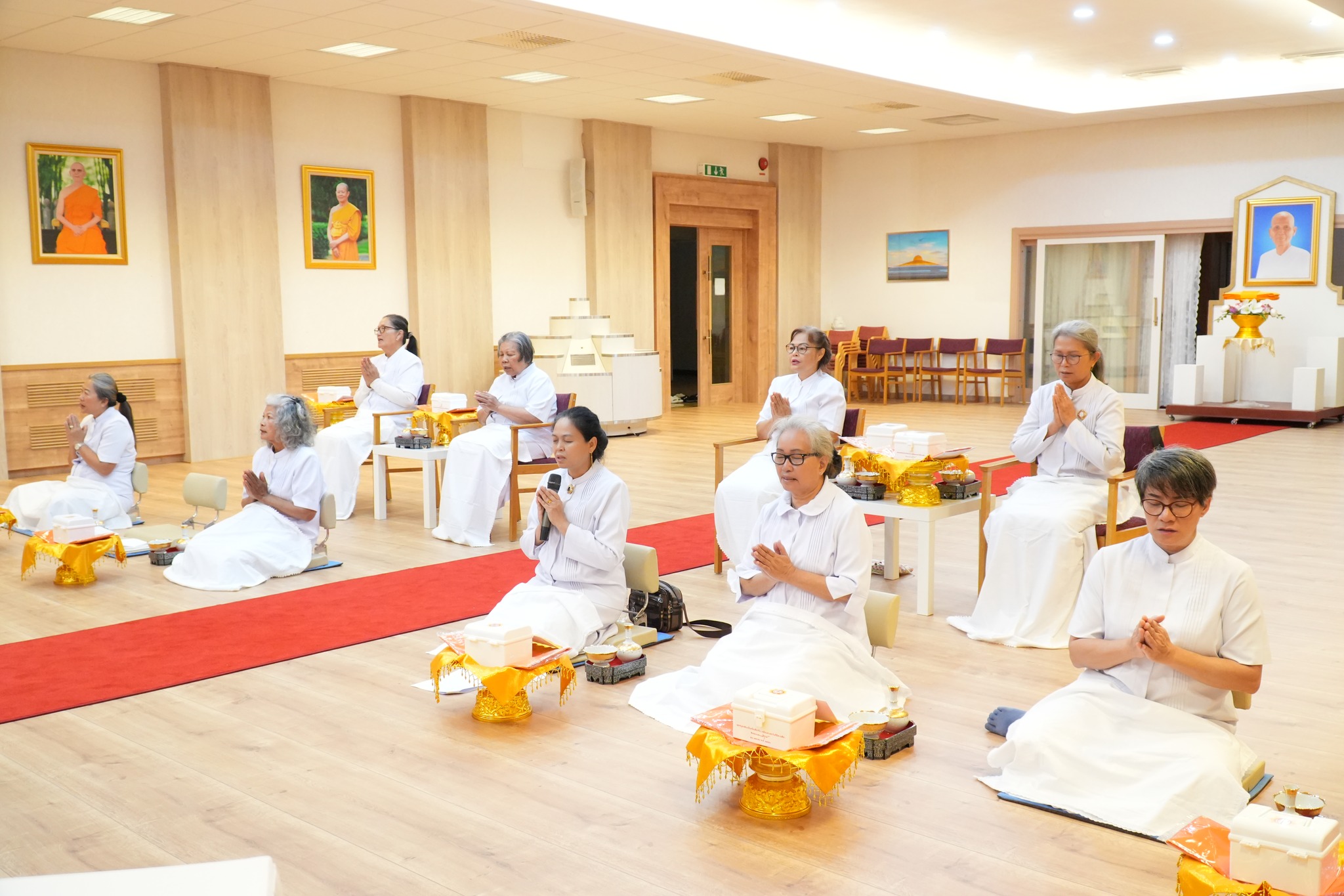 วัดพระธรรมกายบูโรส จัดพิธีบุพเปตพลี