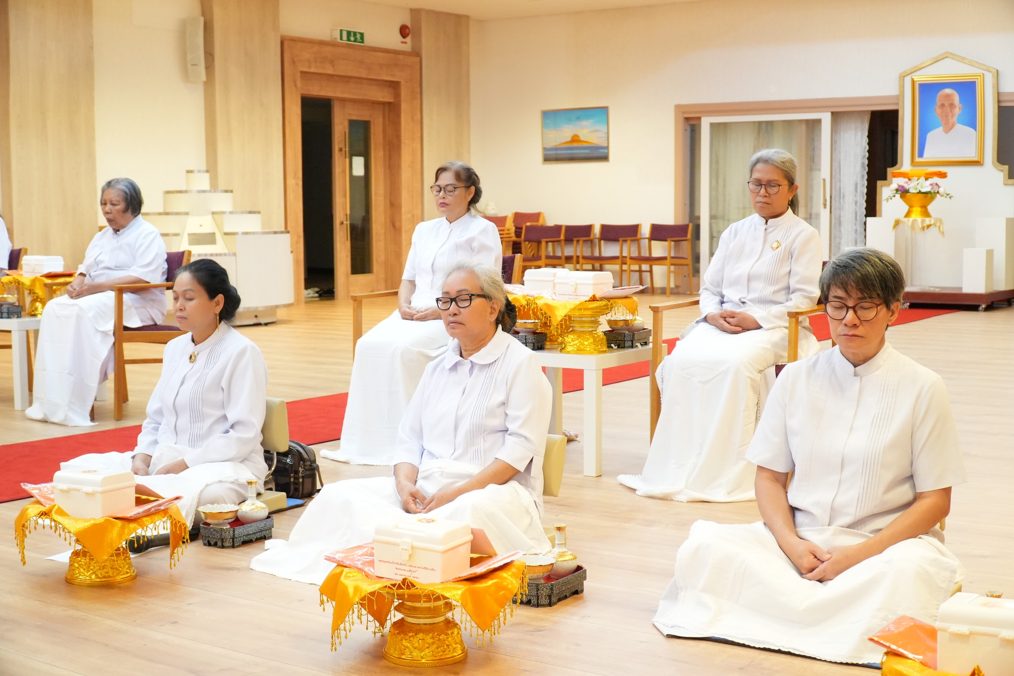 วัดพระธรรมกายบูโรส จัดพิธีบุพเปตพลี