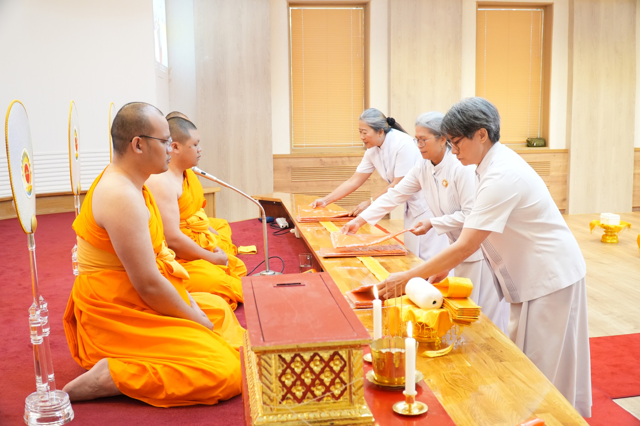 วัดพระธรรมกายบูโรส จัดพิธีบุพเปตพลี